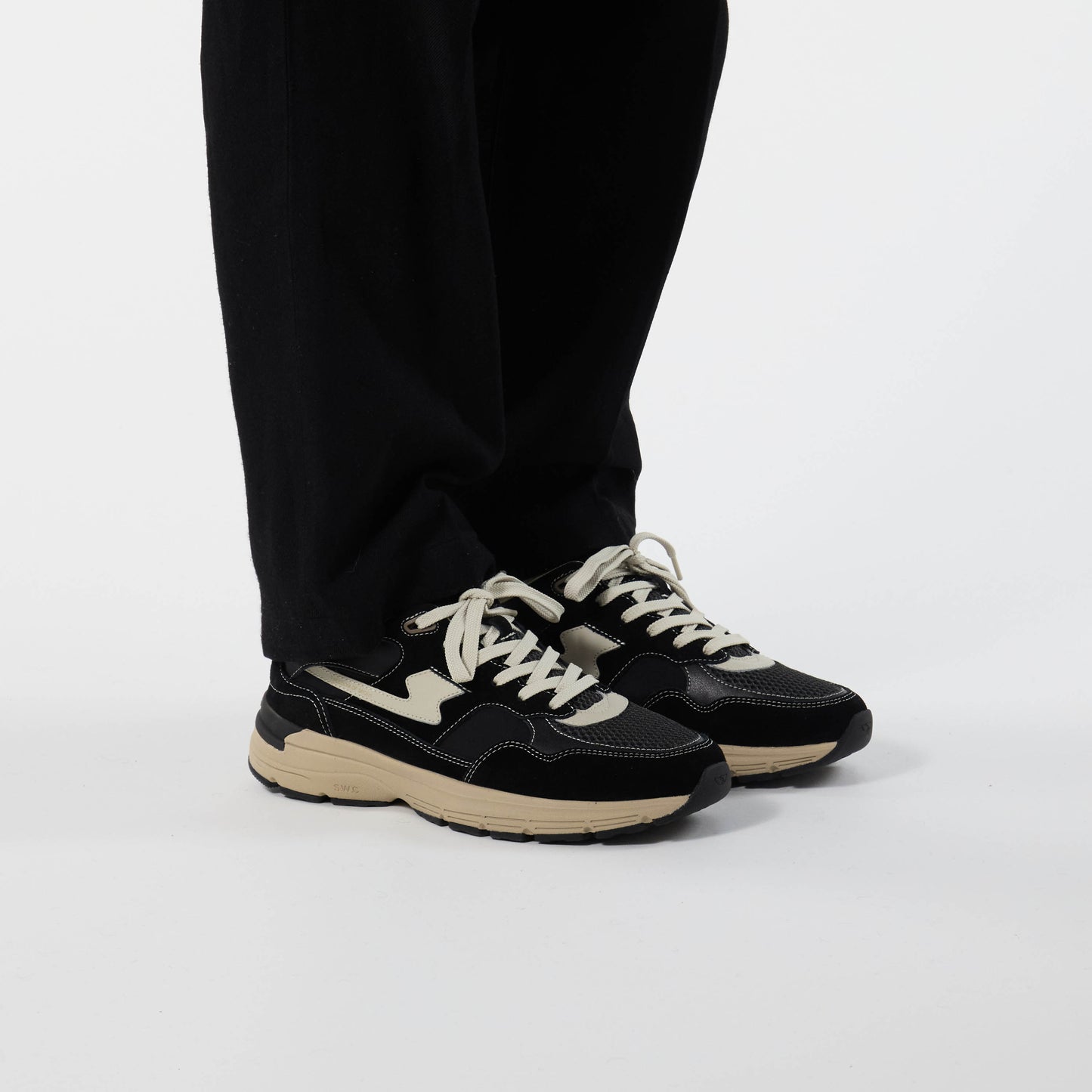 AMIEL S-STRIKE SUEDE MIX BLACK II