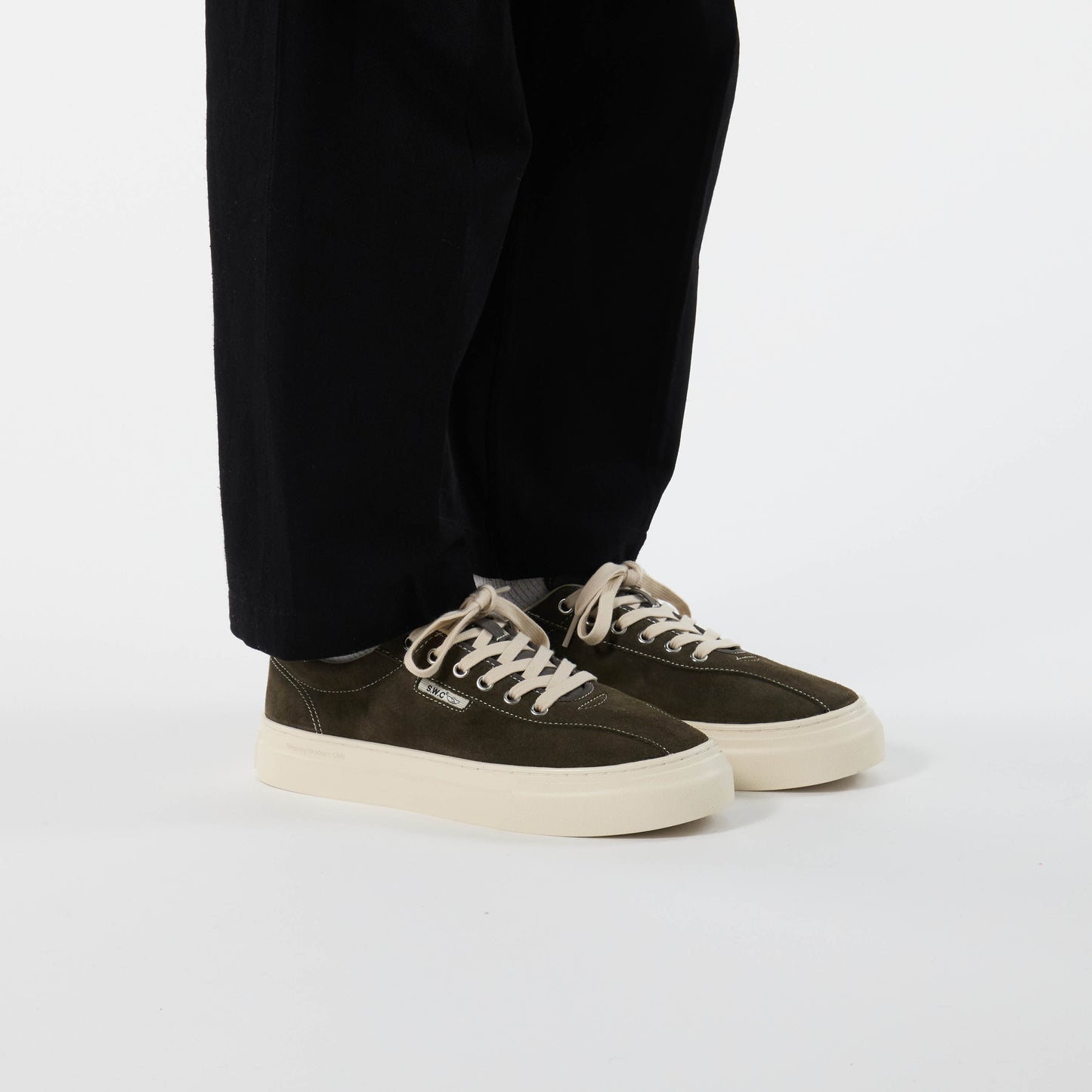 DELLOW 02 CUP SUEDE WOODLAND