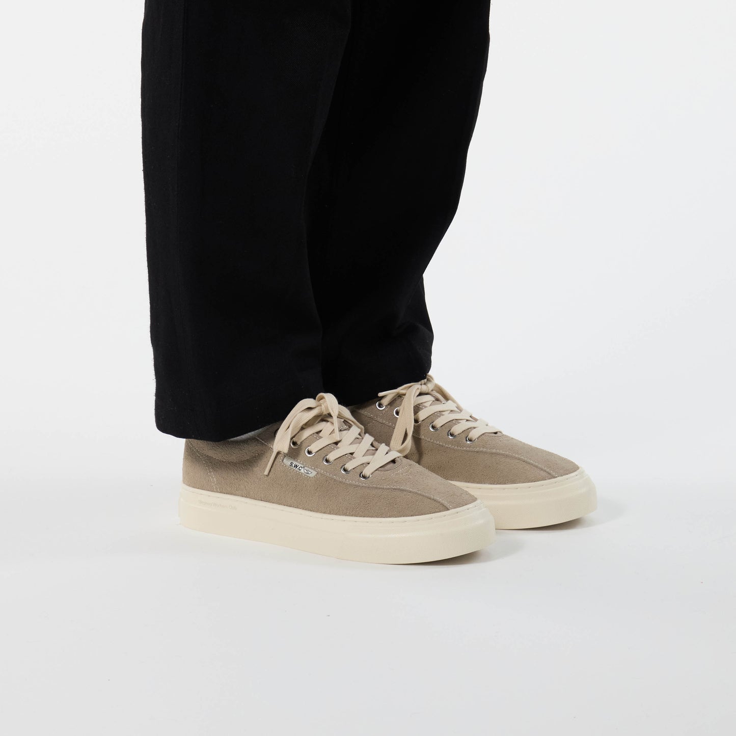 DELLOW 02 CUP SUEDE TAUPE