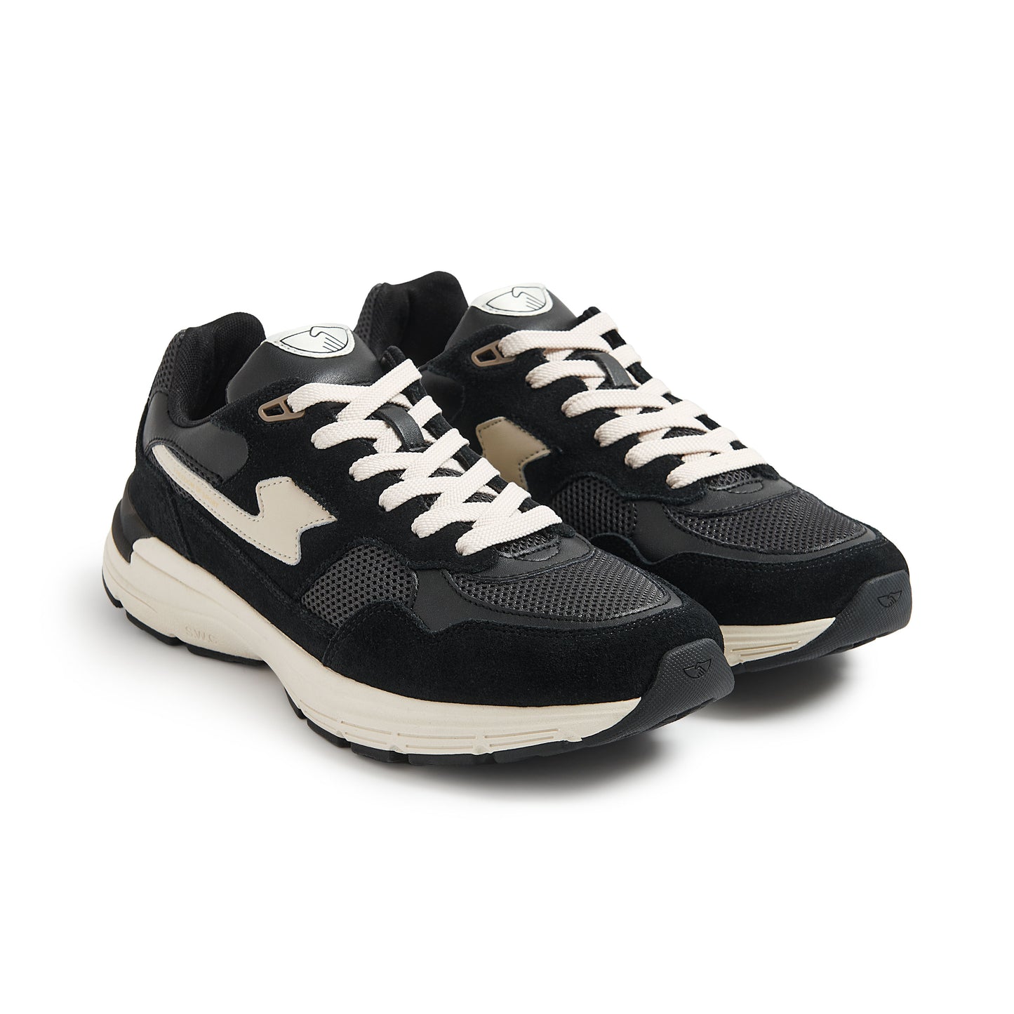 AMIEL S-STRIKE SUEDE MIX BLACK-BLACK