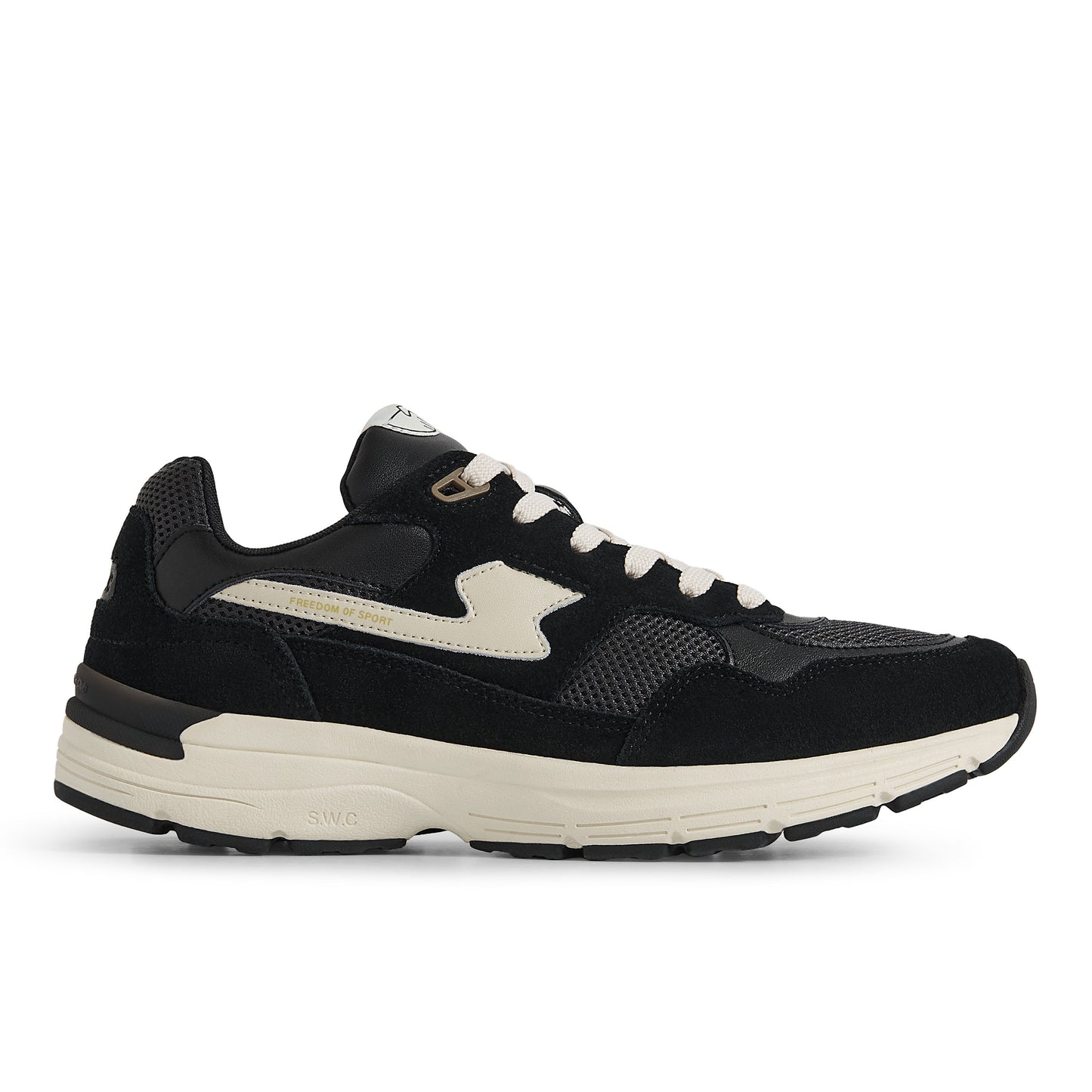 AMIEL S-STRIKE SUEDE MIX BLACK-BLACK