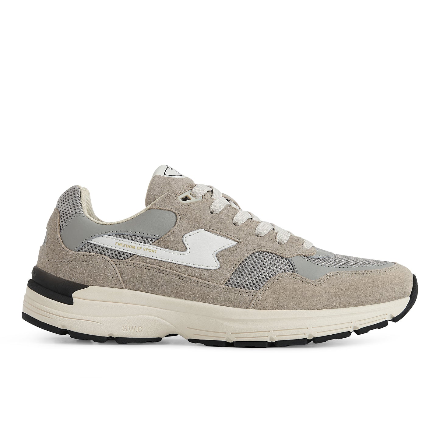 AMIEL S-STRIKE SUEDE MIX LIGHT GREY