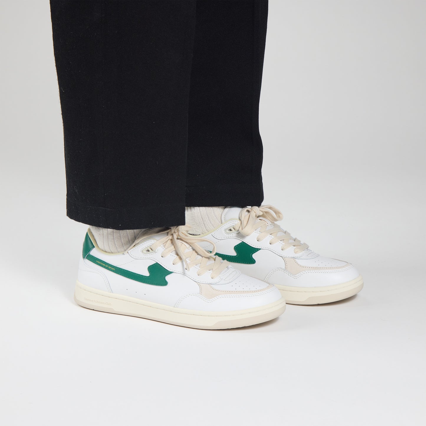 PRO-CUP 01 S-STRIKE LEATHER WHITE-GREEN