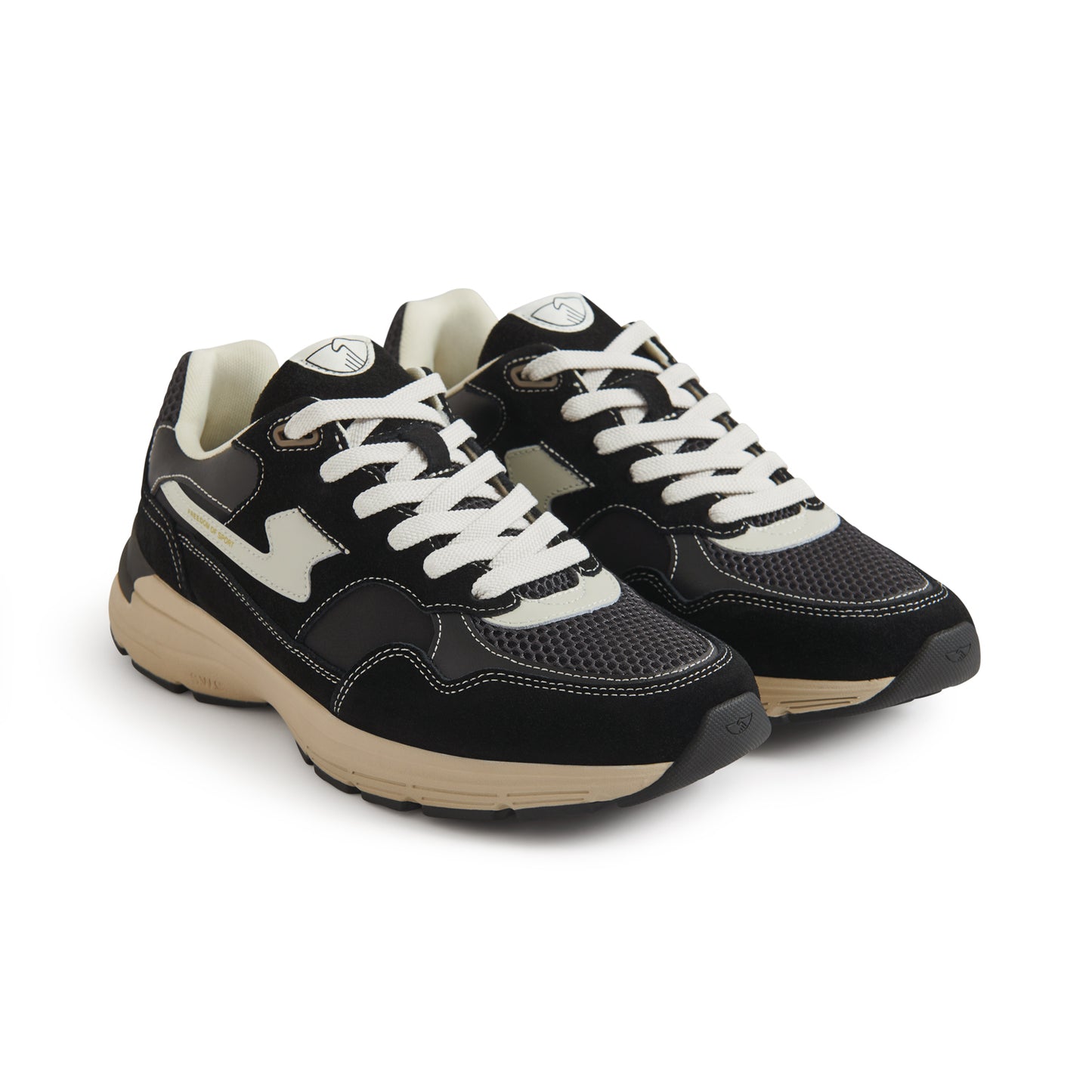 AMIEL S-STRIKE SUEDE MIX BLACK II