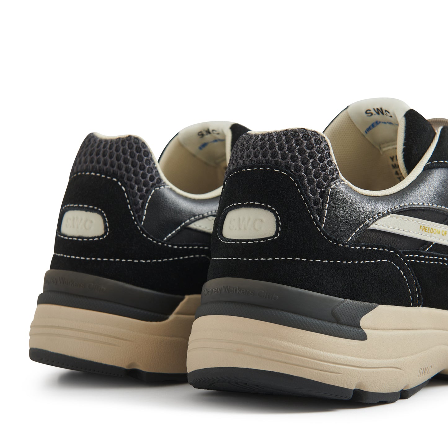 AMIEL S-STRIKE SUEDE MIX BLACK II