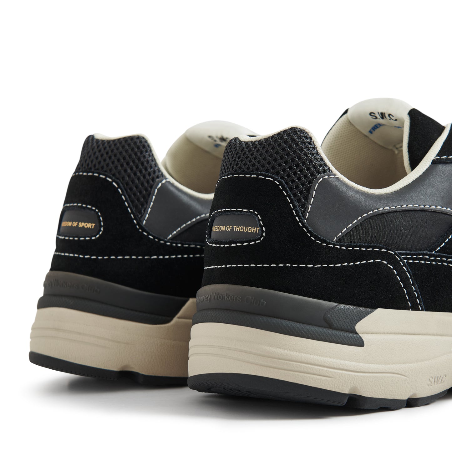 AMIEL SUEDE MIX BLACK *ONLINE EXCLUSIVE*