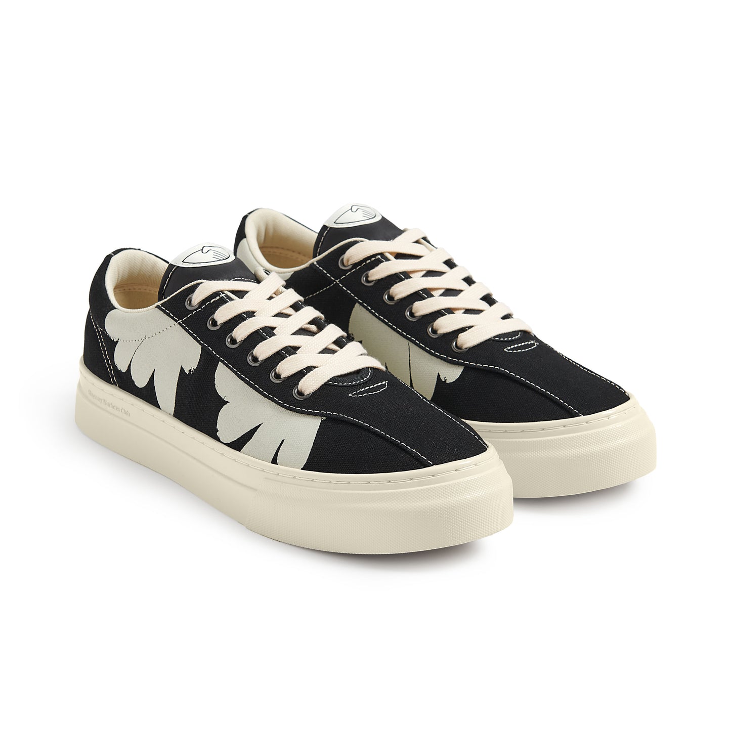 DELLOW CUP SHROOMHANDS CANVAS BLACK-ECRU