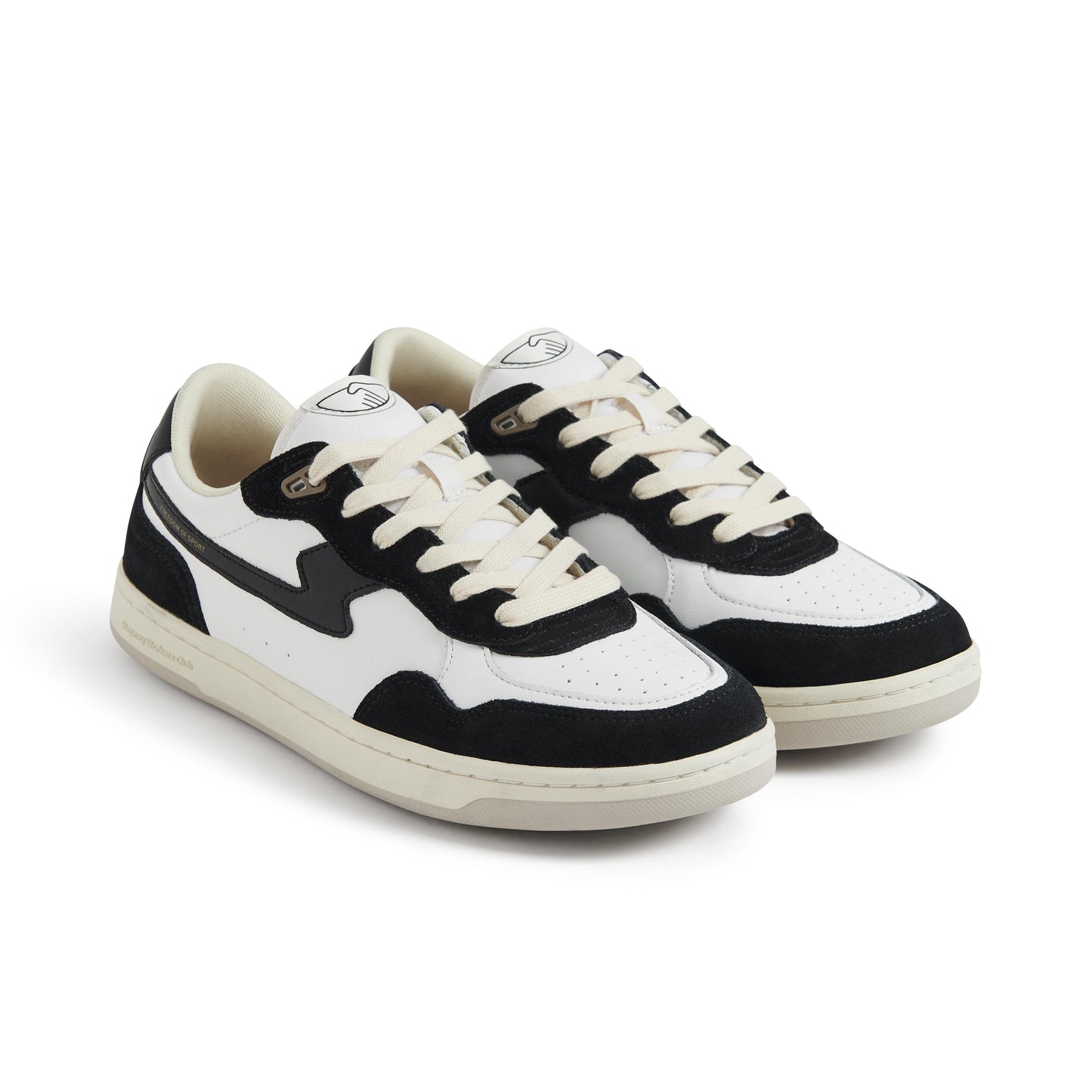 PRO-CUP 01 S-STRIKE LEATHER BLACK-WHITE