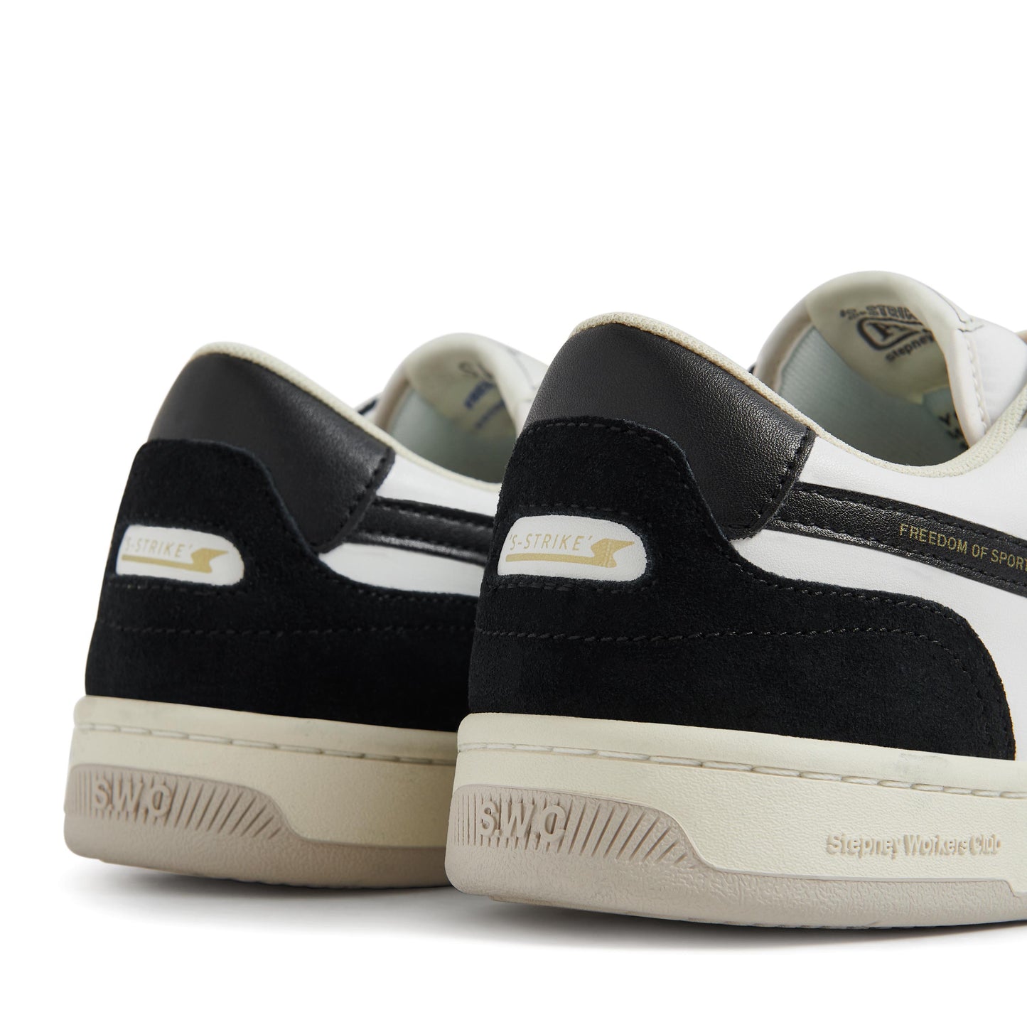 PRO-CUP 01 S-STRIKE LEATHER BLACK-WHITE