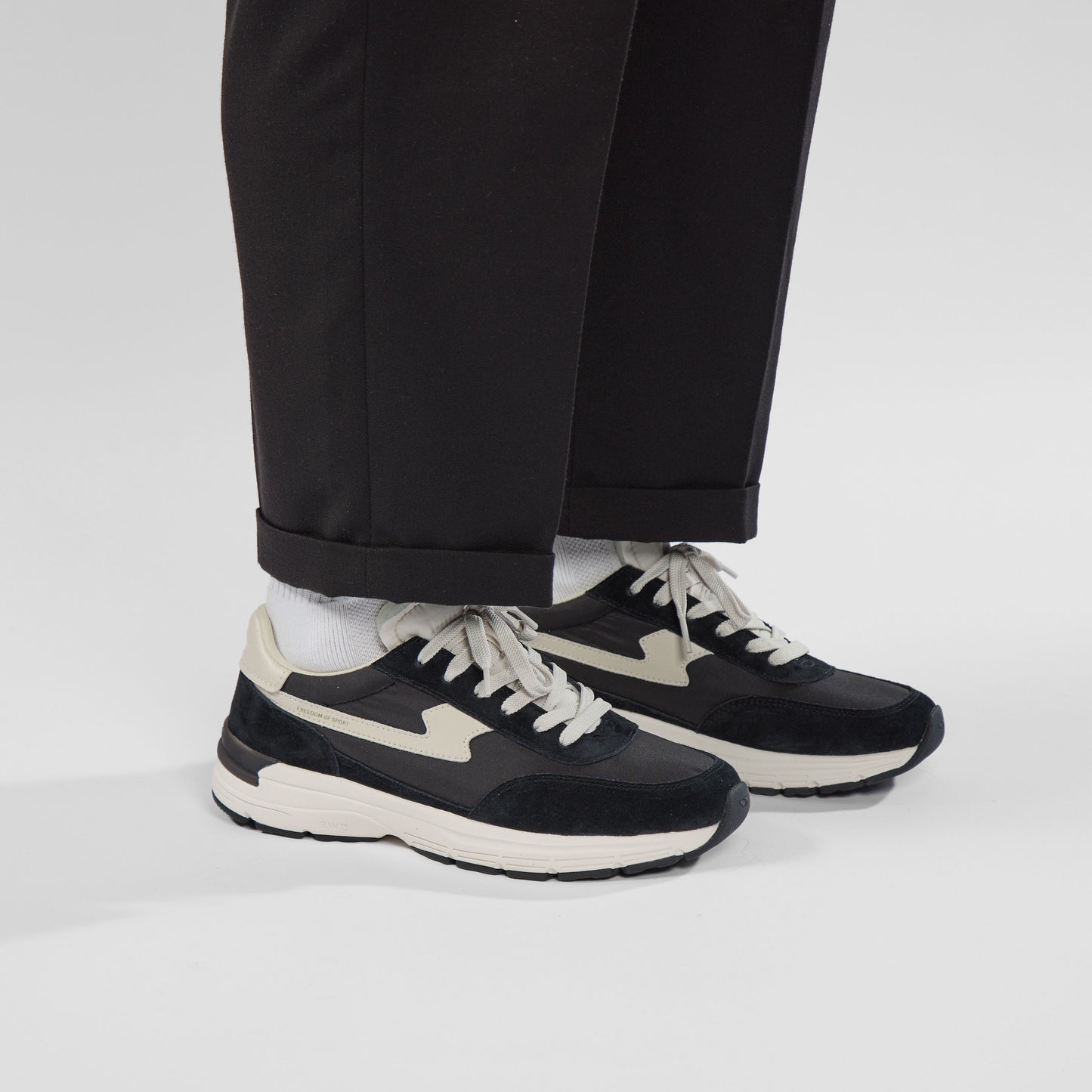 OSIER S-STRIKE SUEDE MIX BLACK
