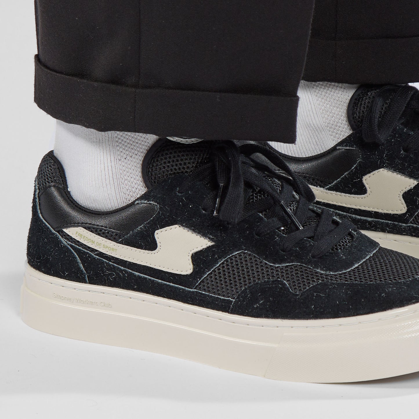 PEARL S-STRIKE RAW SUEDE MIX BLACK