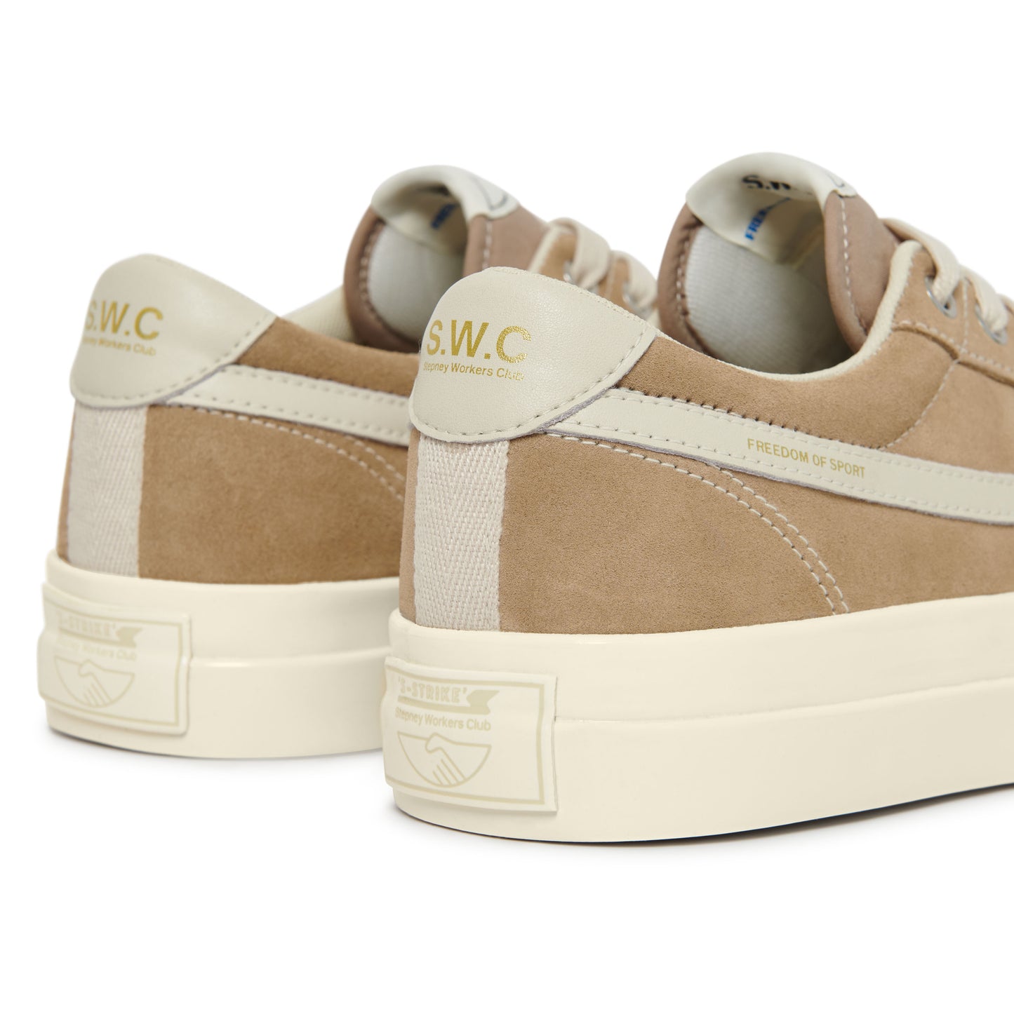 DELLOW S-STRIKE SUEDE EARTH-ECRU