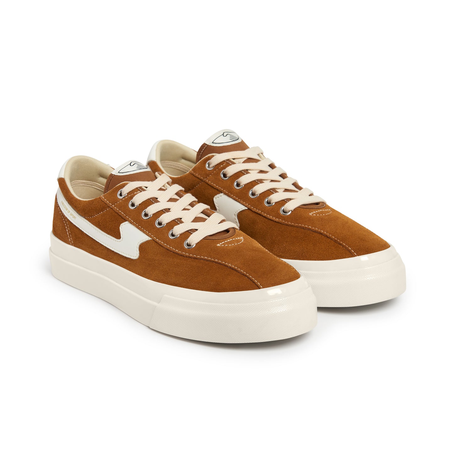 DELLOW S-STRIKE SUEDE TAN-WHITE