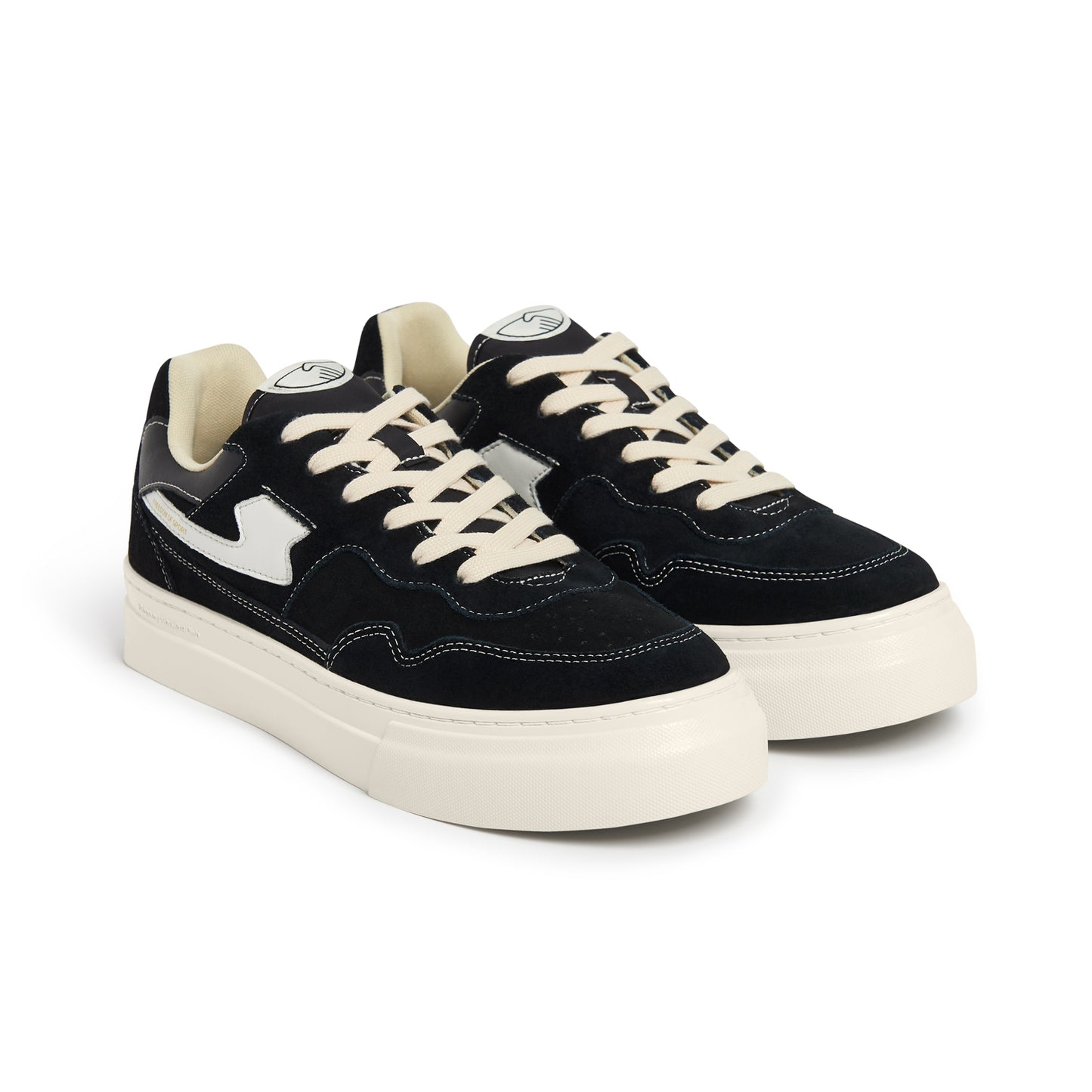 Pearl S-Strike Suede Black White pair