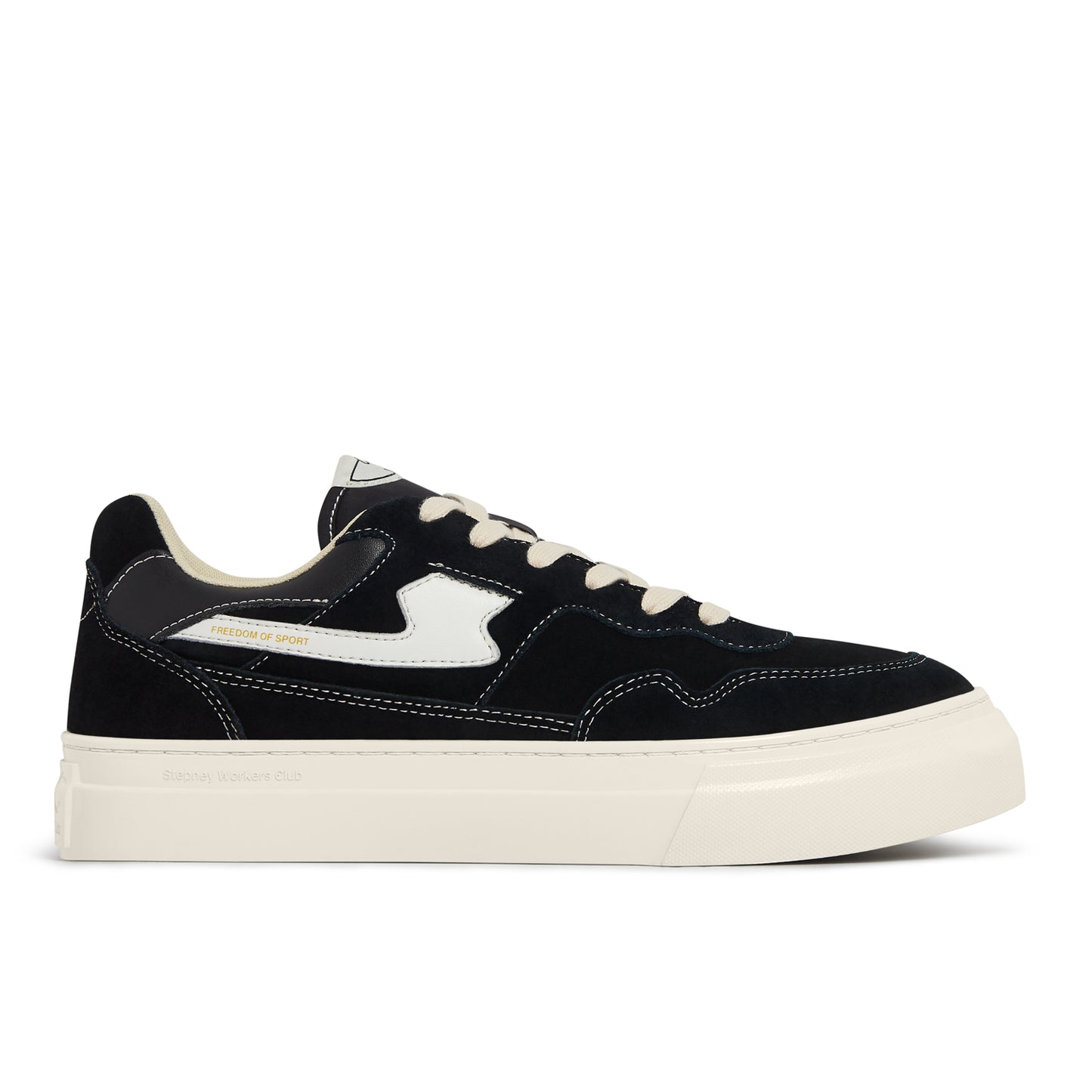 Pearl S-Strike Suede Black White side