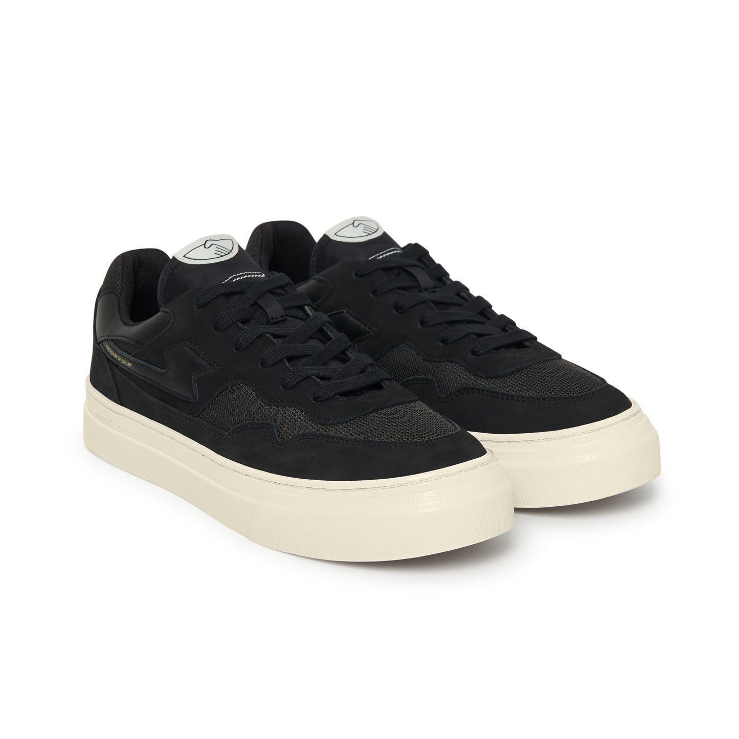 PEARL S-STRIKE NUBUCK MIX BLACK-BLACK