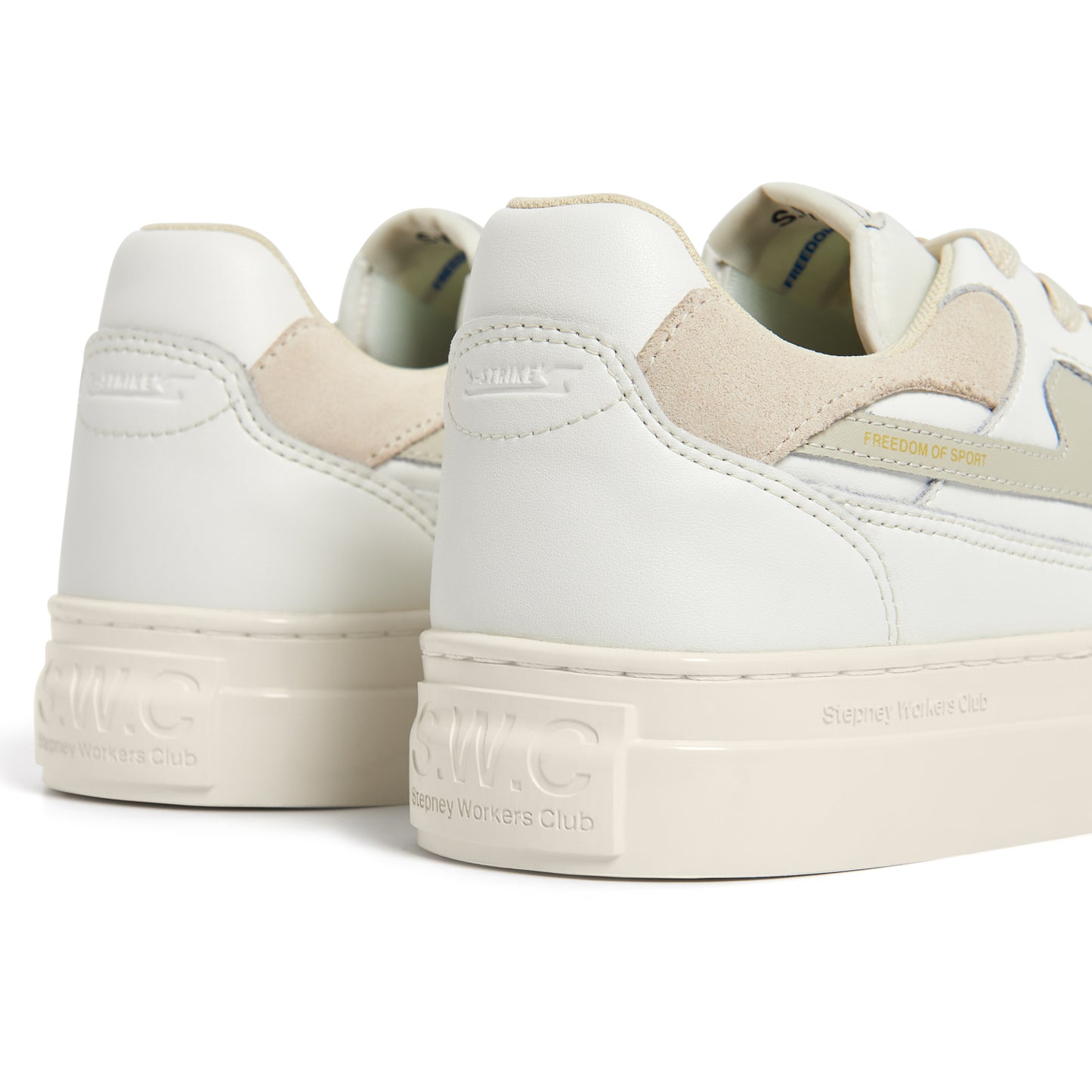 Pearl S-Strike Leather White Putty back