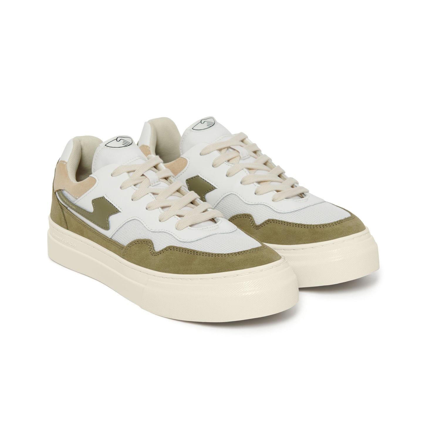 PEARL S-STRIKE SUEDE MIX WHITE-MOSS