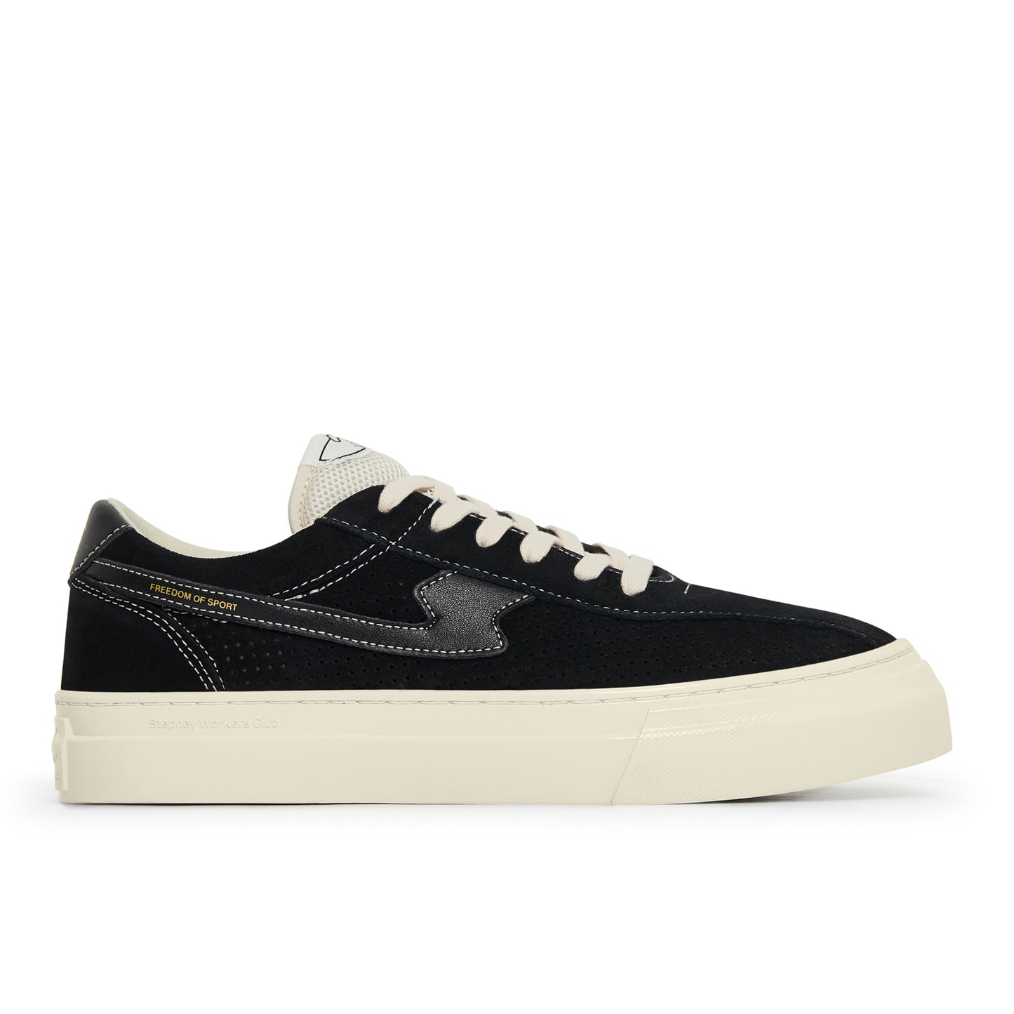 DELLOW S-STRIKE TRACK PERF SUEDE BLACK-BLACK