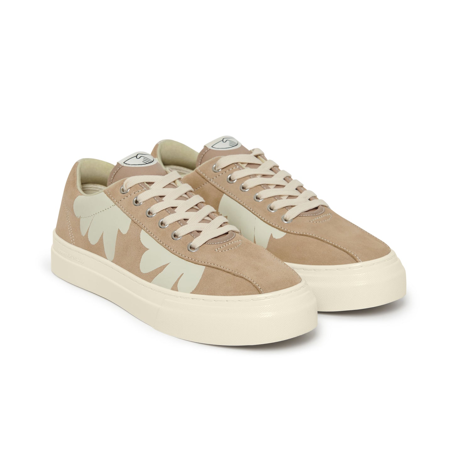 DELLOW CUP SHROOMHANDS SUEDE EARTH-WHITE