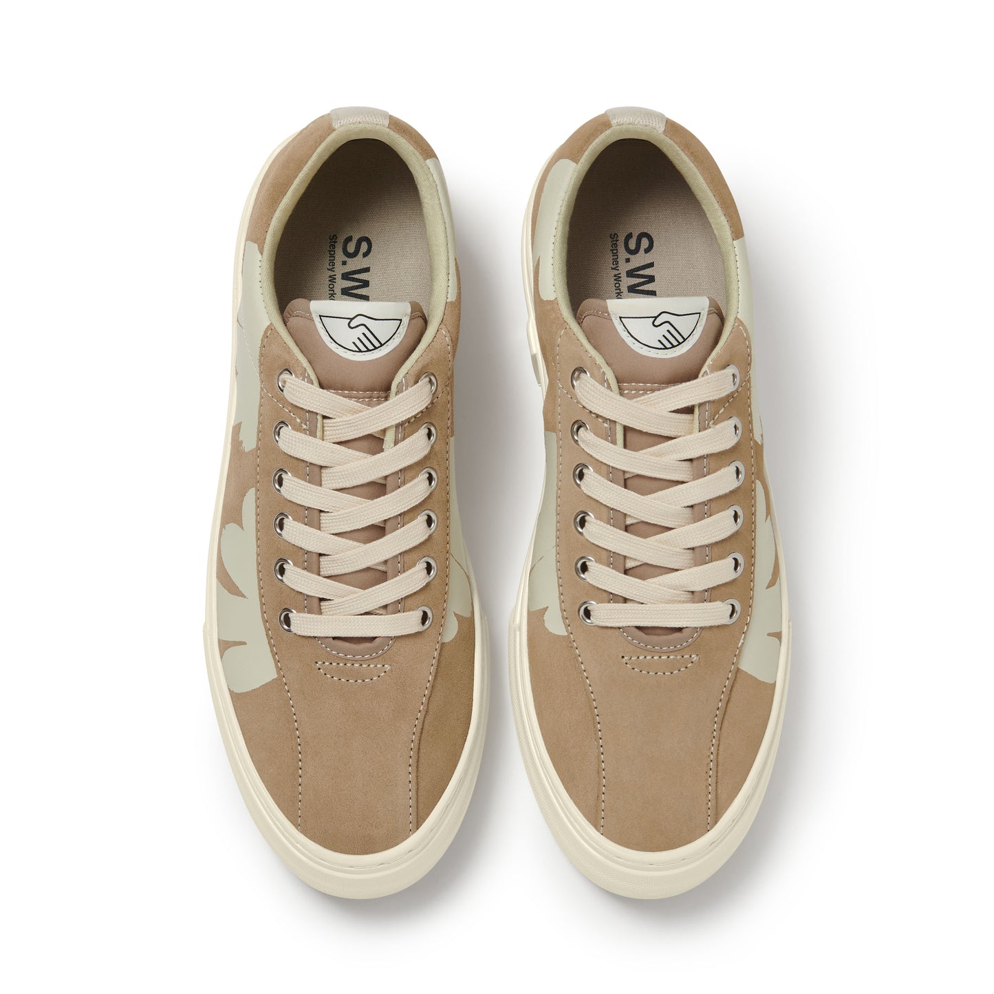 DELLOW CUP SHROOM HANDS SUEDE EARTH-WHITE