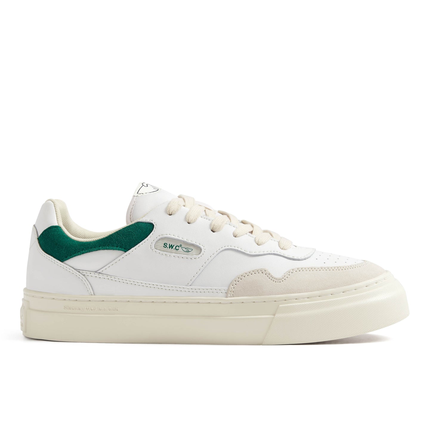 PEARL LEATHER WHITE-GREEN