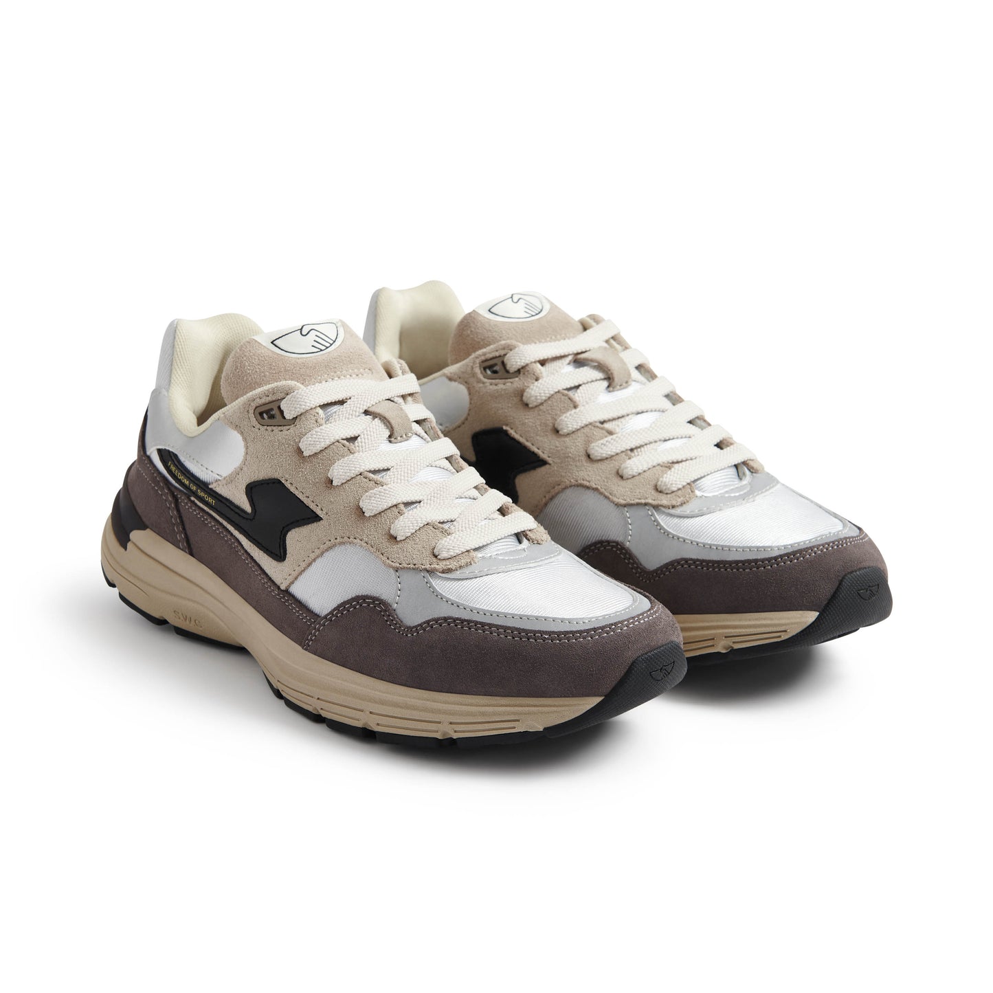 AMIEL S-STRIKE SUEDE MIX SILVER SMOKE