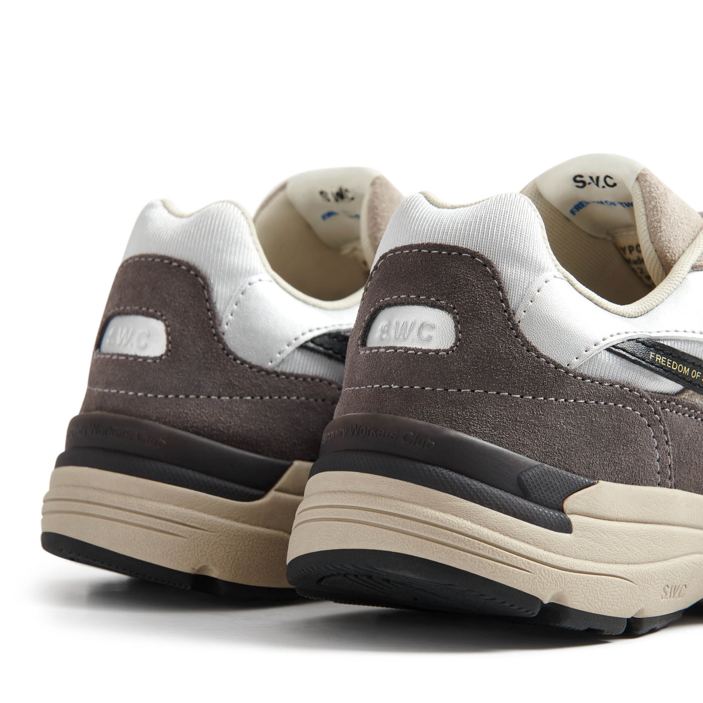 AMIEL S-STRIKE SUEDE MIX SILVER SMOKE