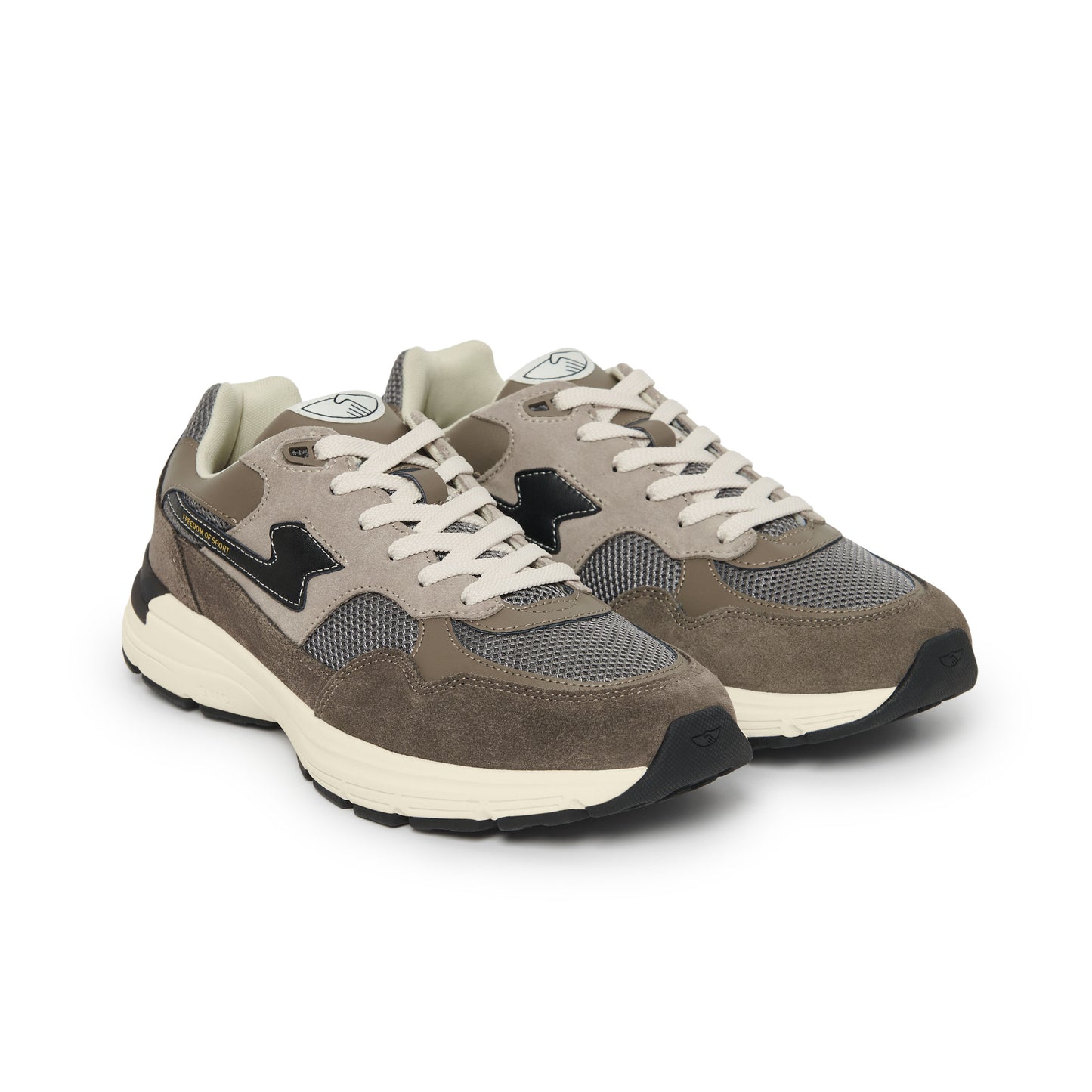 AMIEL S-STRIKE SUEDE MIX GREY