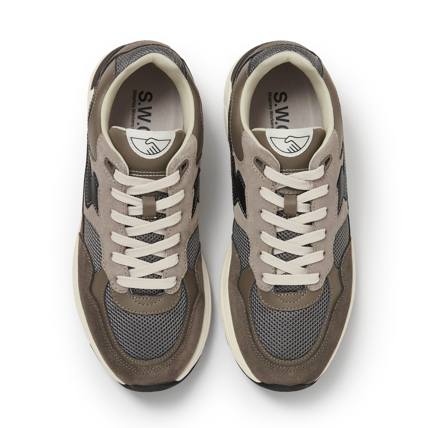 AMIEL S-STRIKE SUEDE MIX GREY