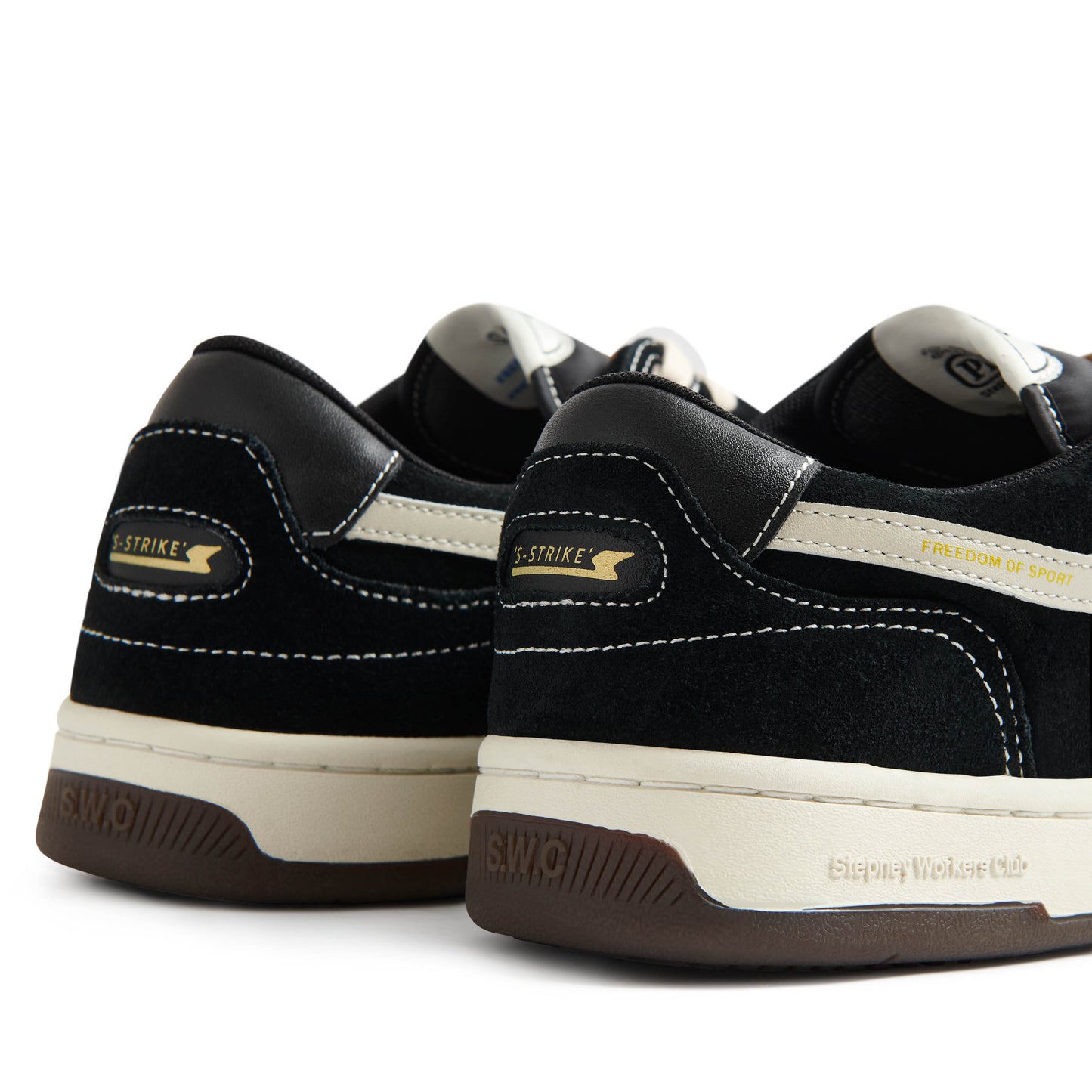 PRO-CUP 01 S-STRIKE SUEDE BLACK-WHITE