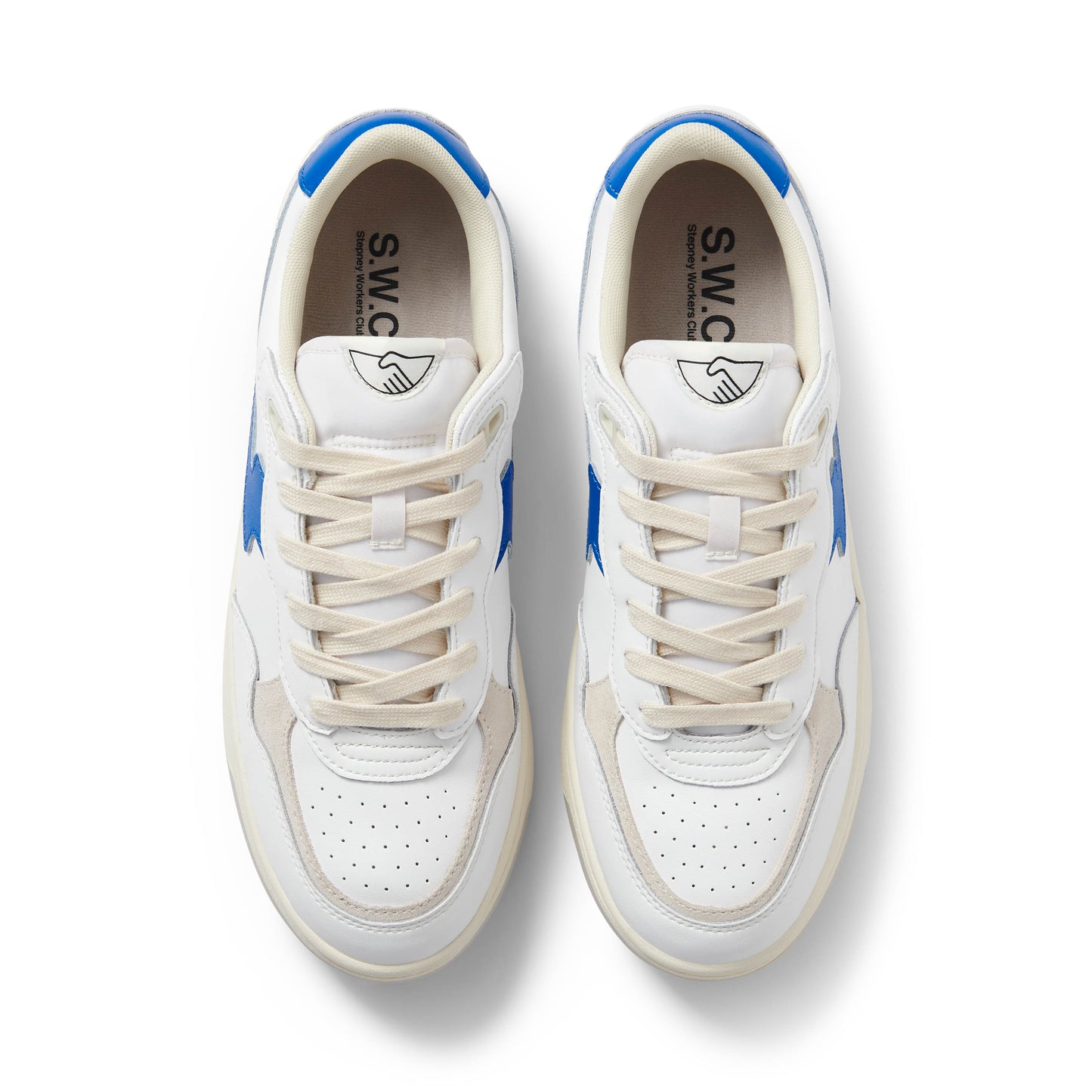 PRO-CUP 01 S-STRIKE LEATHER WHITE-BLUE