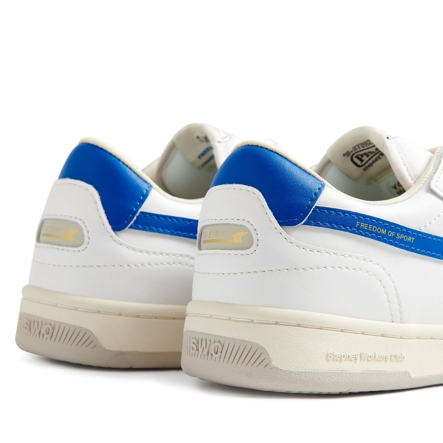 PRO-CUP 01 S-STRIKE LEATHER WHITE-BLUE