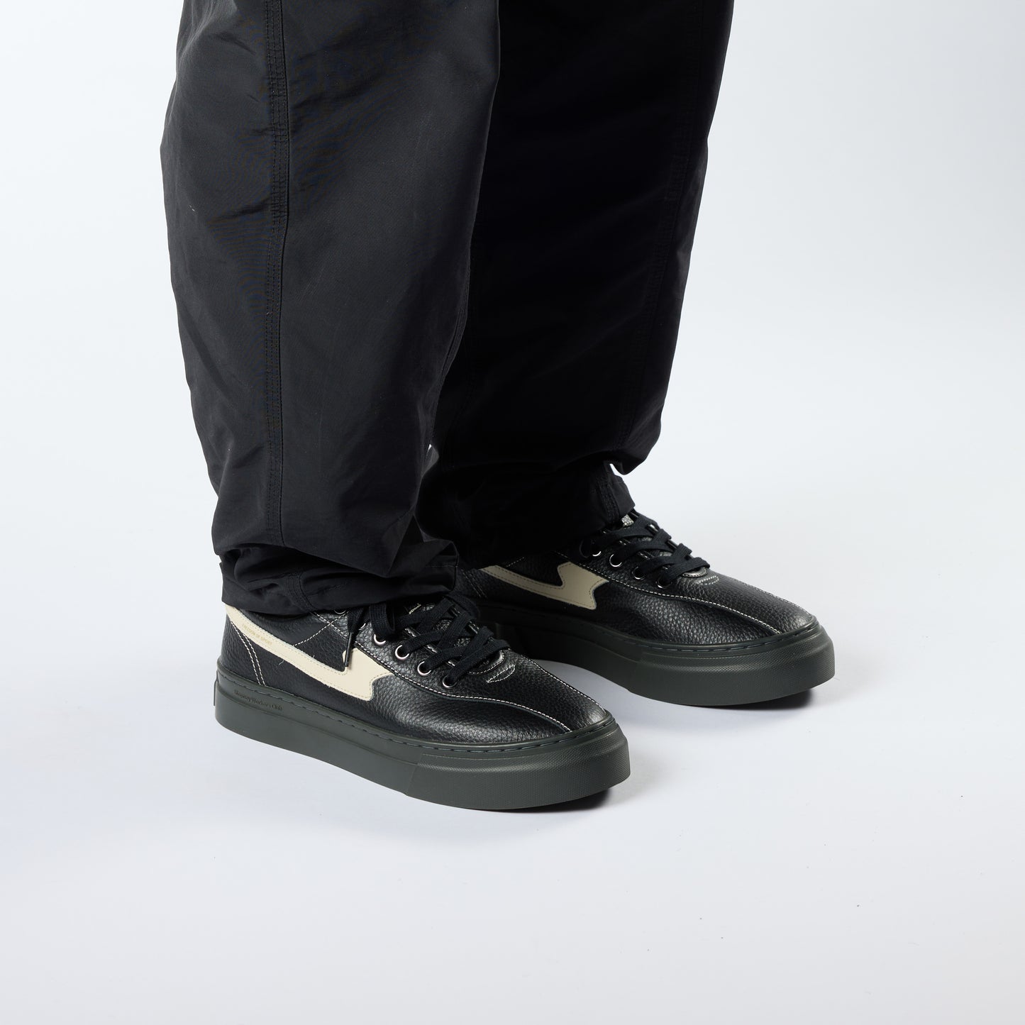 DELLOW S-STRIKE TUMBLED LEATHER BLACK