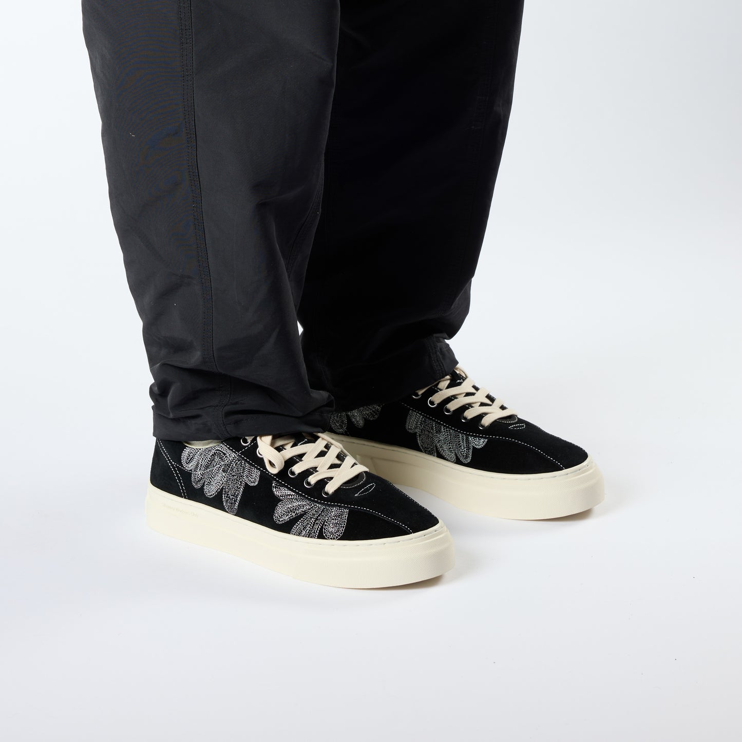 DELLOW SHROOMHANDS SUEDE REPAIR STITCH BLACK