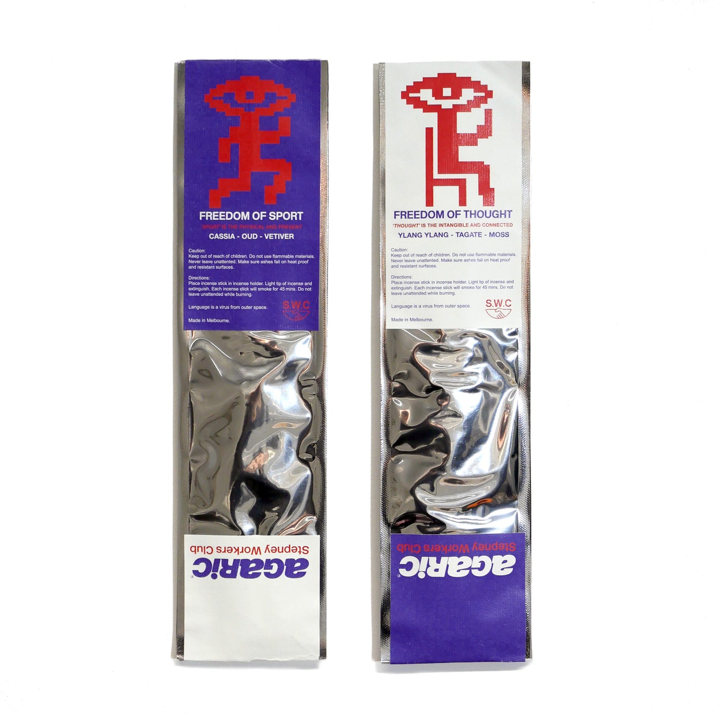 S.W.C & AGARIC 'FOS-FOT' INCENSE TWIN-PACK