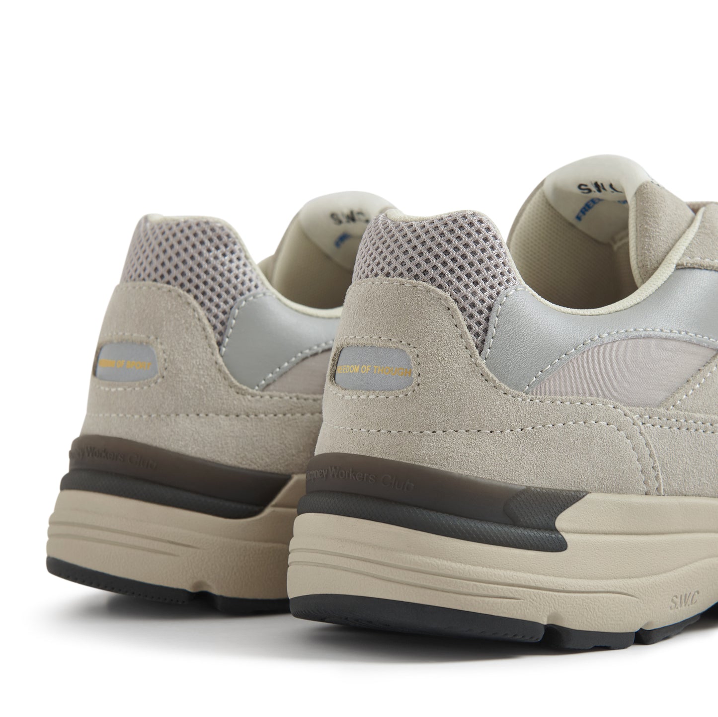 AMIEL SUEDE LIGHT GREY *ONLINE EXCLUSIVE*