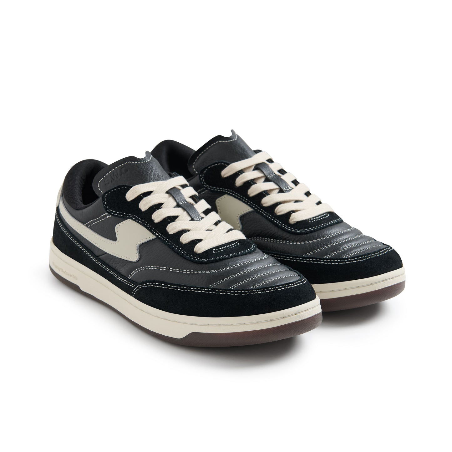 CASSON S-STRIKE LEATHER SUEDE BLACK