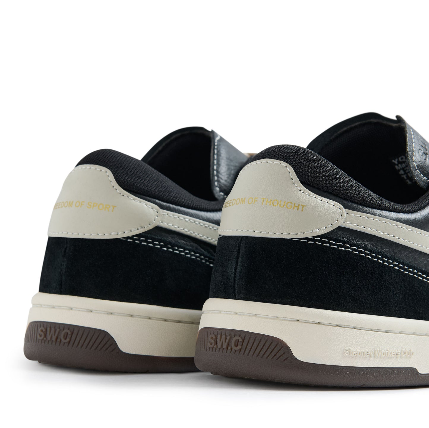 CASSON S-STRIKE LEATHER SUEDE BLACK