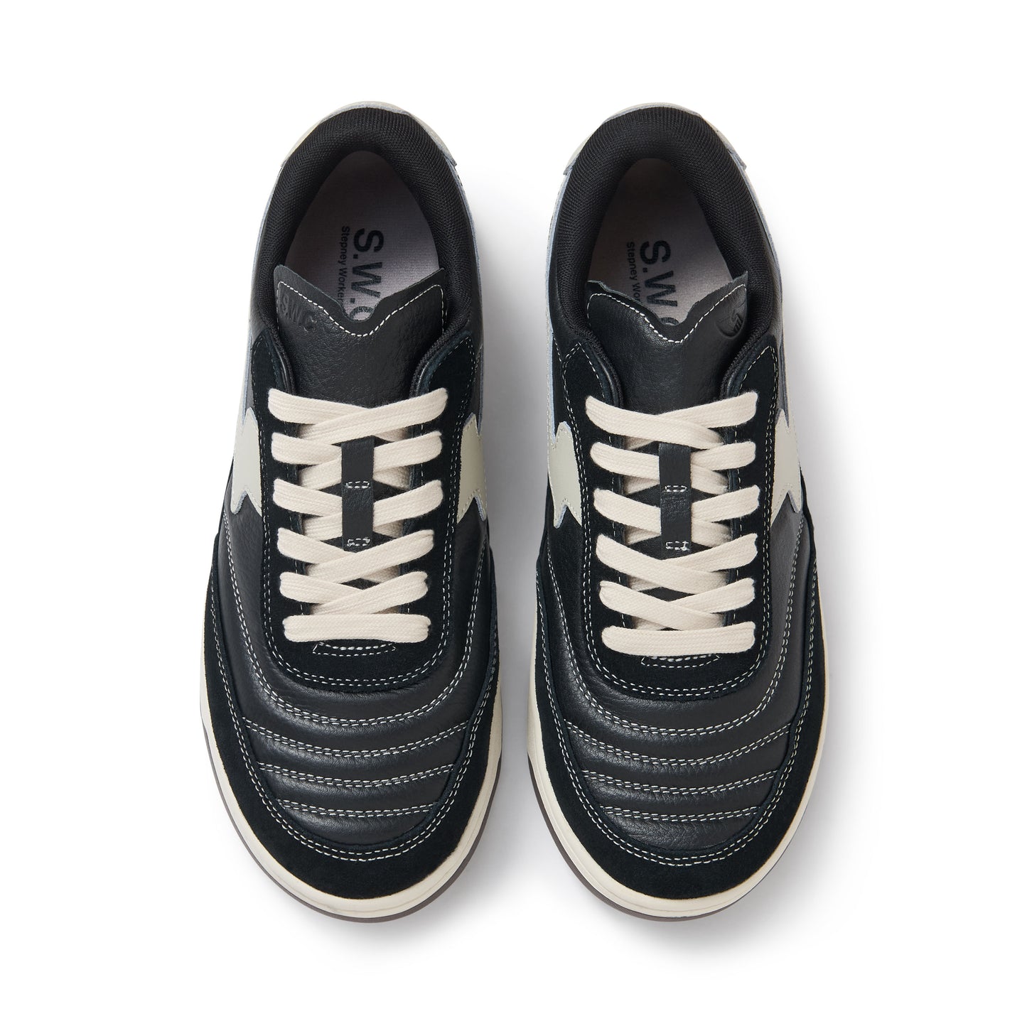 CASSON S-STRIKE LEATHER SUEDE BLACK