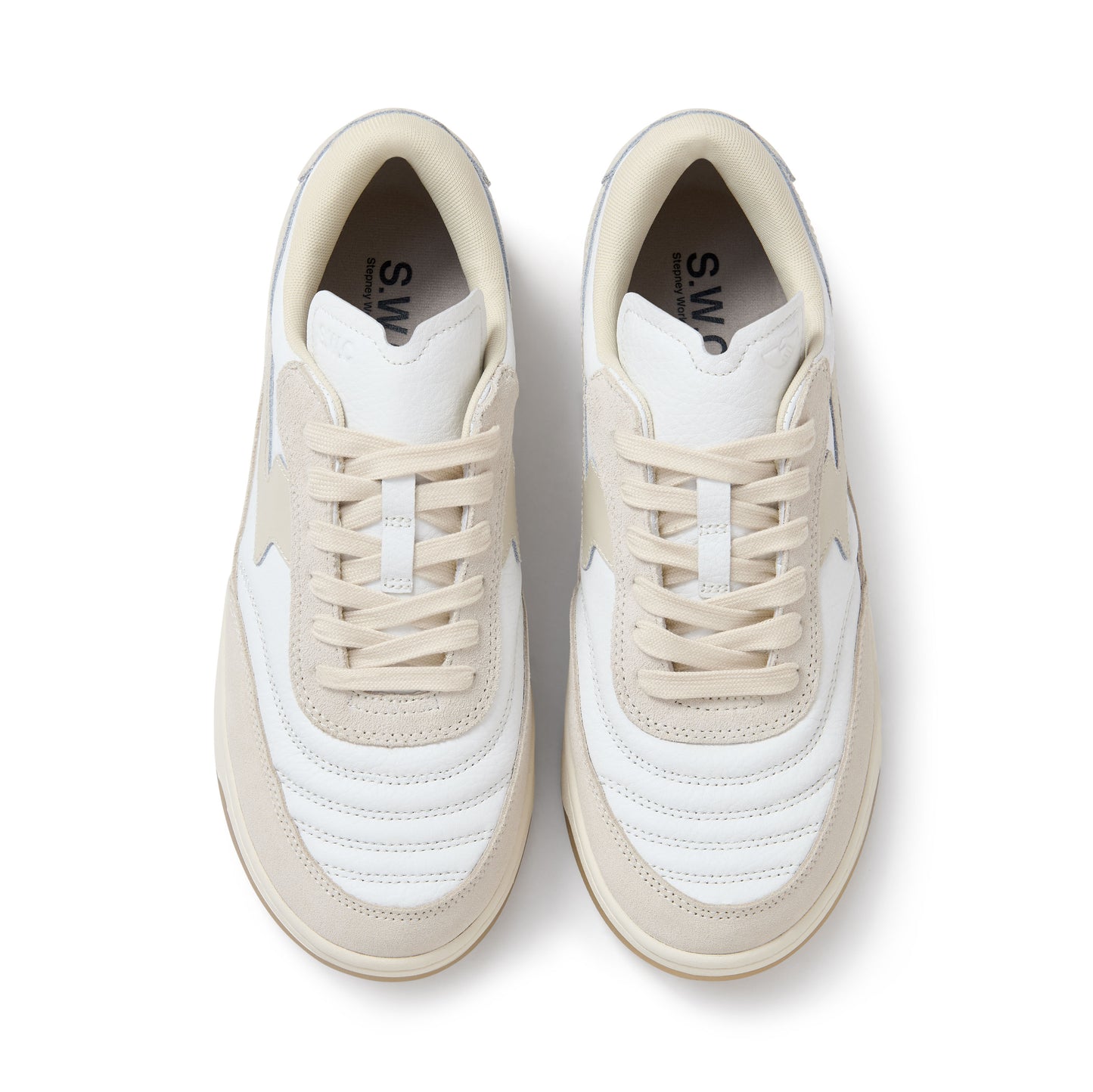 CASSON S-STRIKE LEATHER SUEDE WHITE