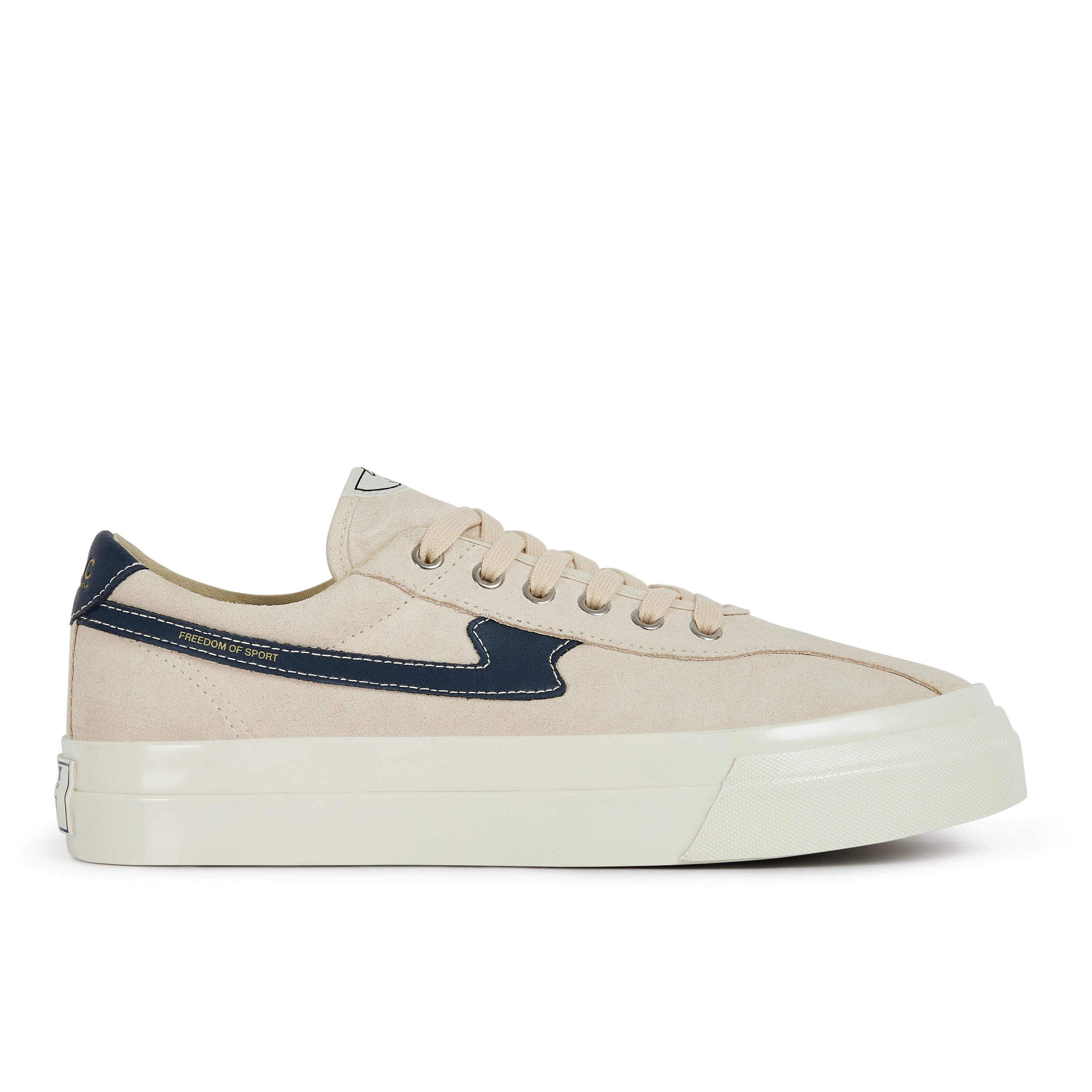 DELLOW S-STRIKE SUEDE ECRU-NAVY