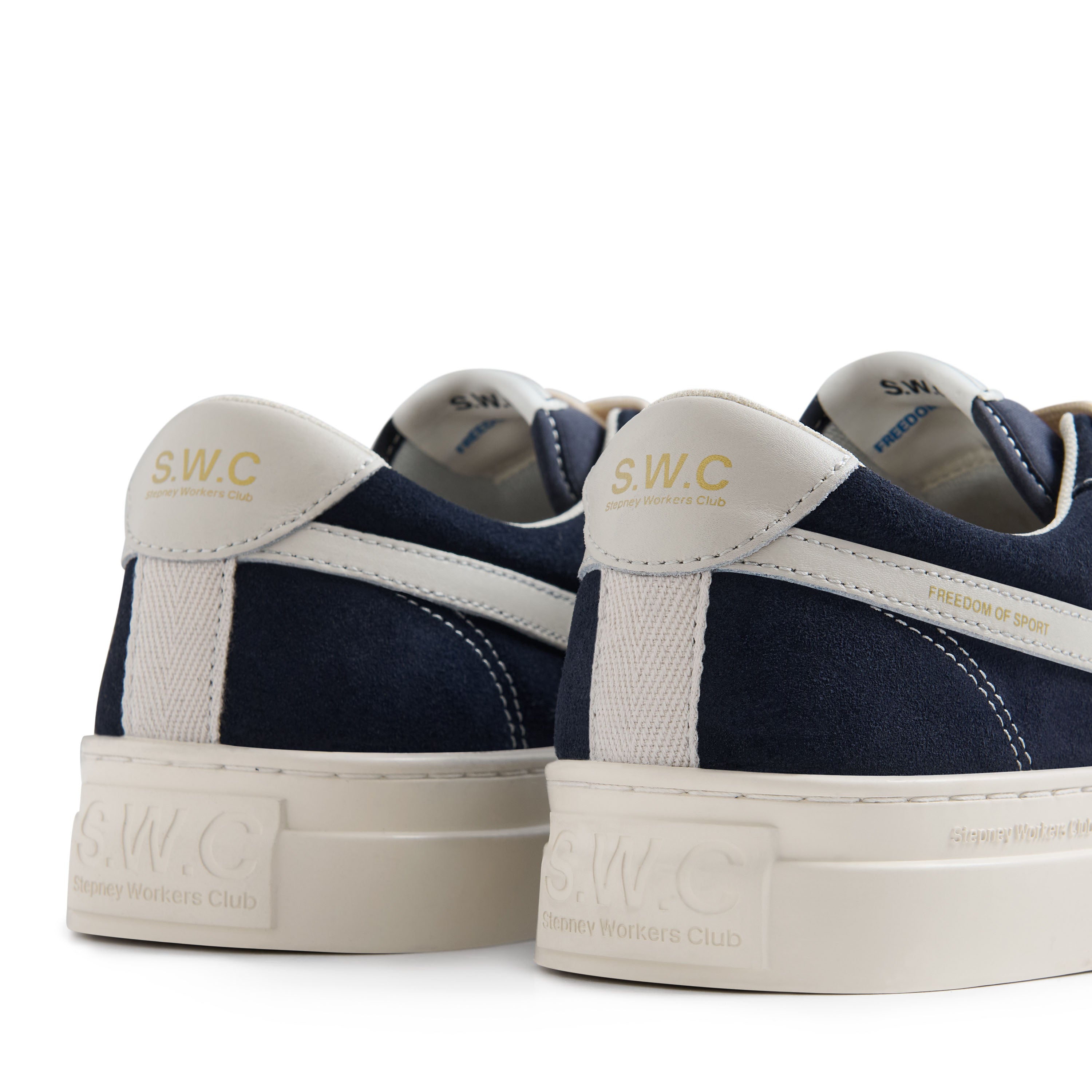 DELLOW S-STRIKE CUP SUEDE NAVY – S.W.C - Stepney Workers Club