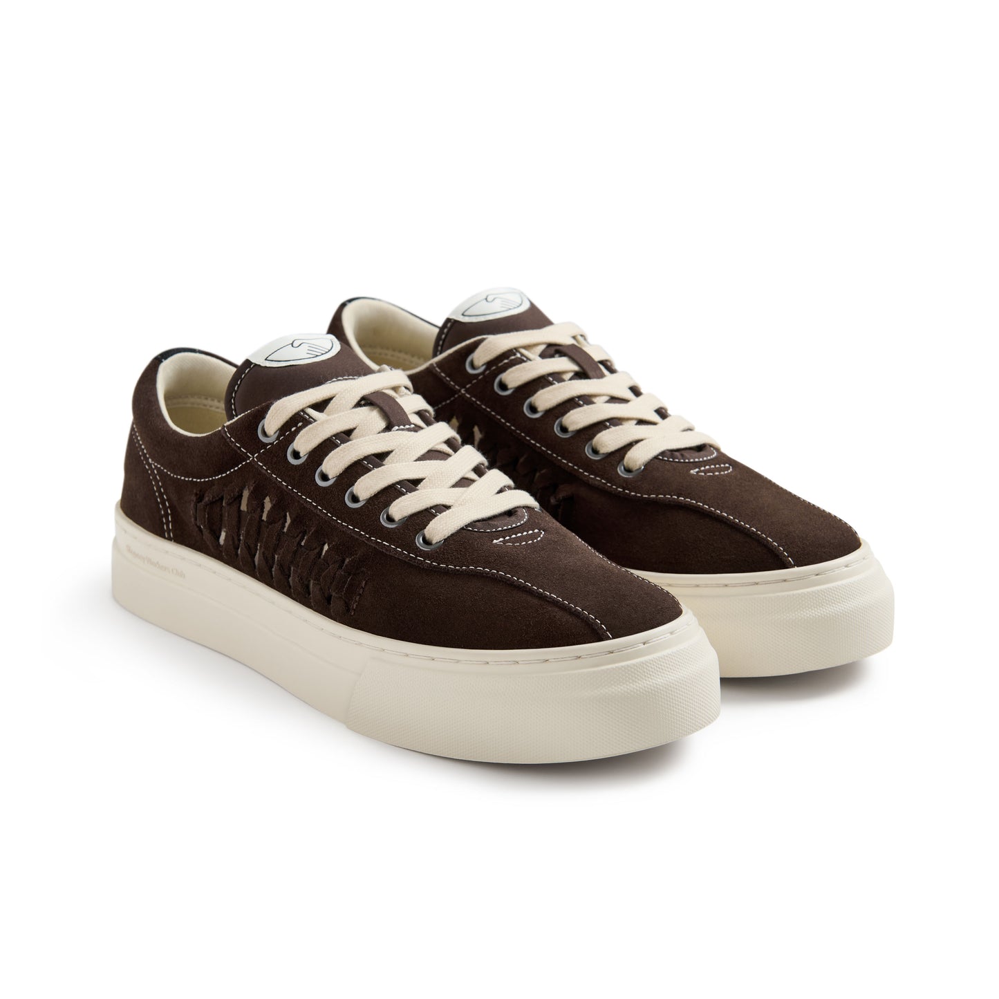 DELLOW WOVEN SUEDE DARK BROWN