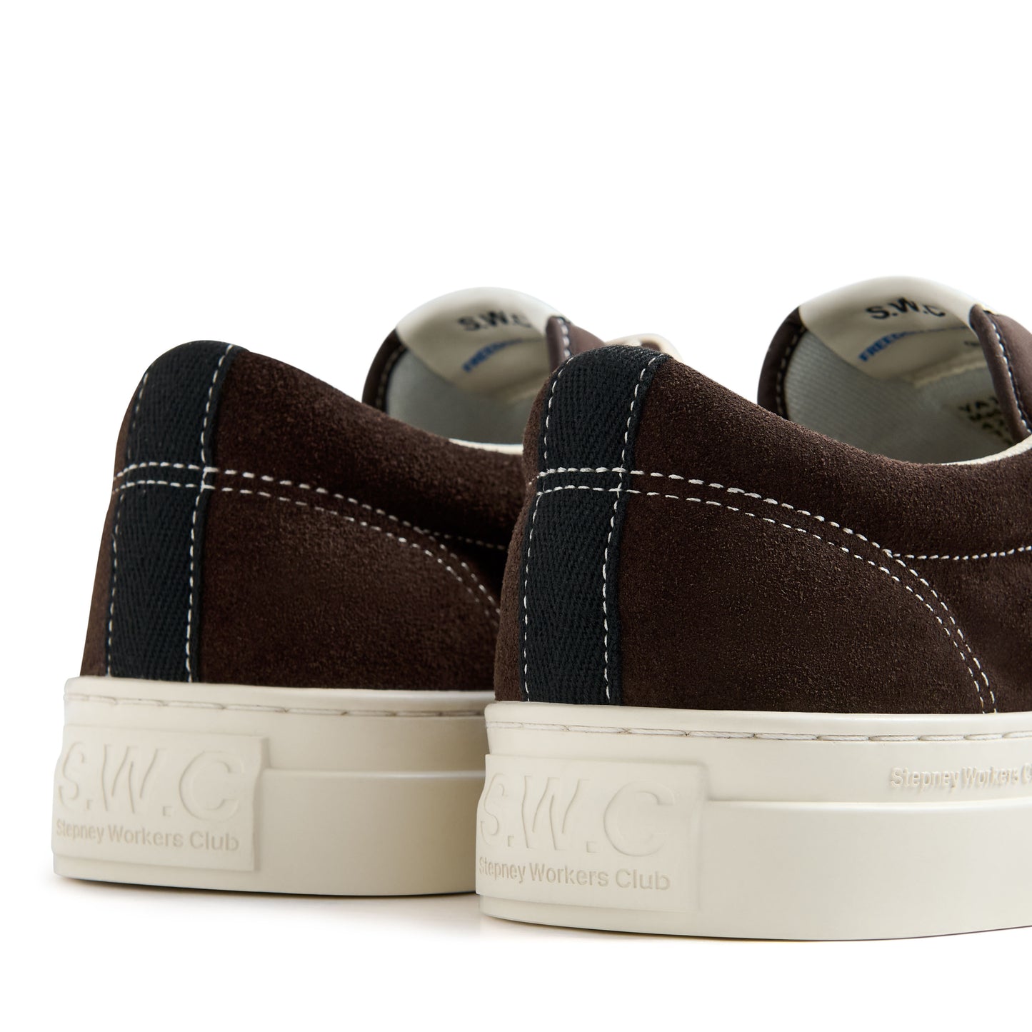 DELLOW WOVEN SUEDE DARK BROWN