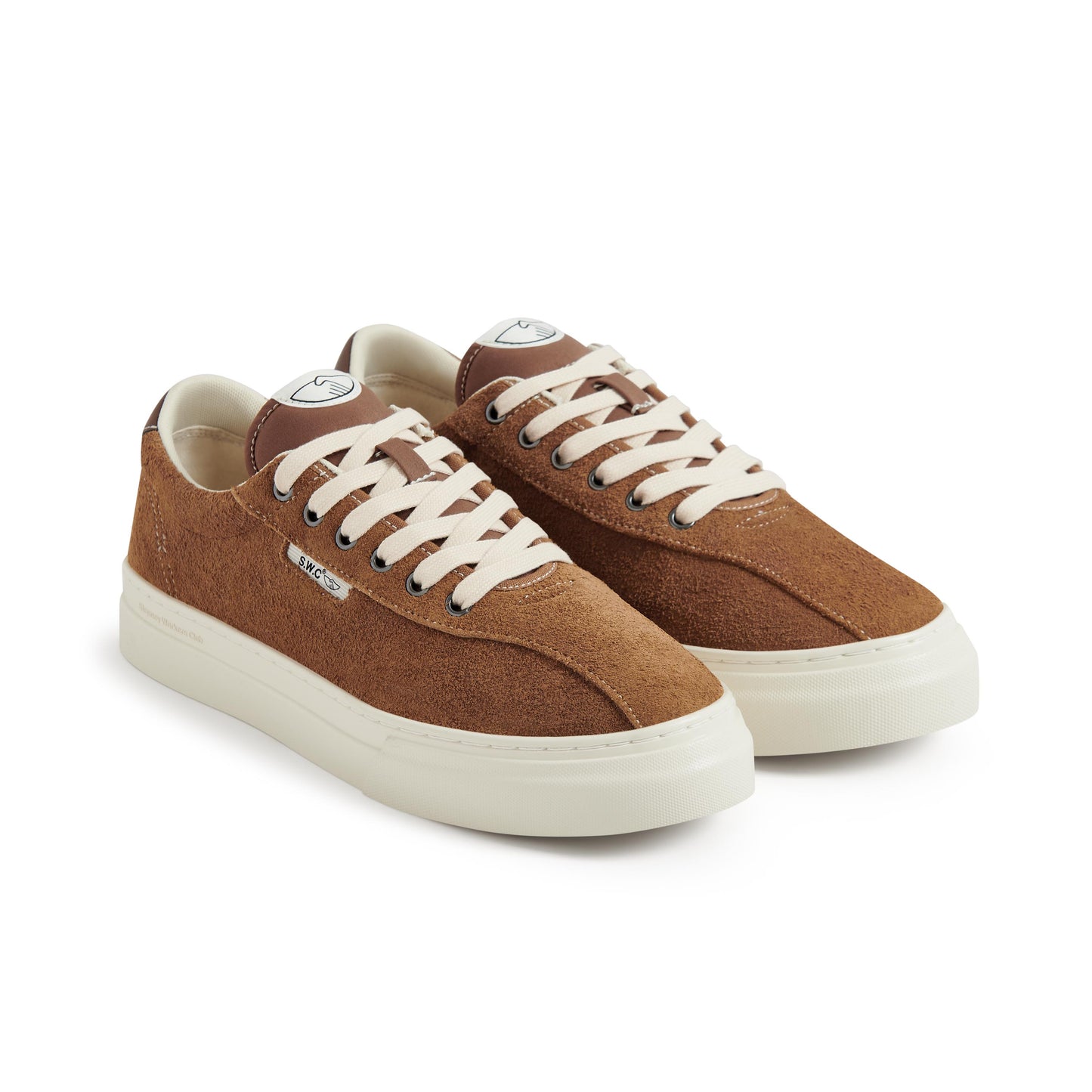 DELLOW 02 CUP SUEDE BROWN