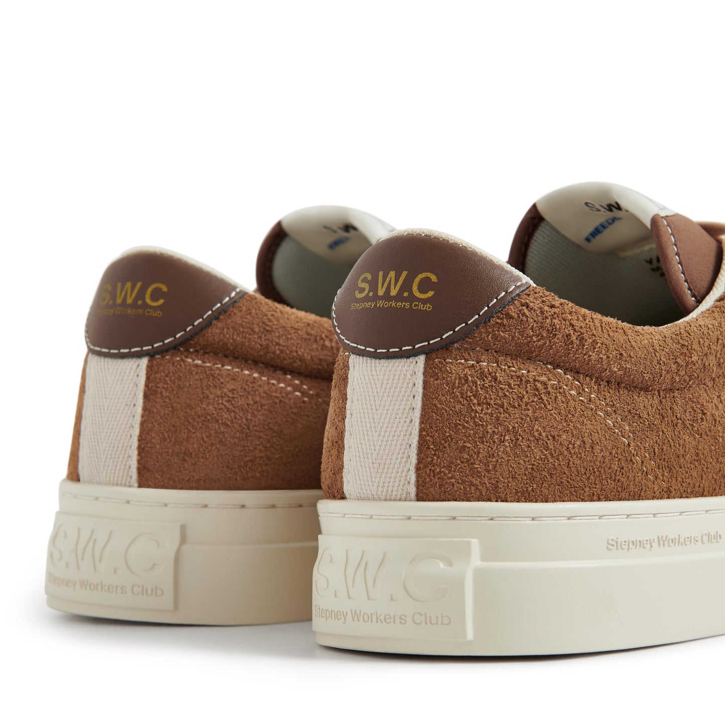 DELLOW 02 CUP SUEDE BROWN