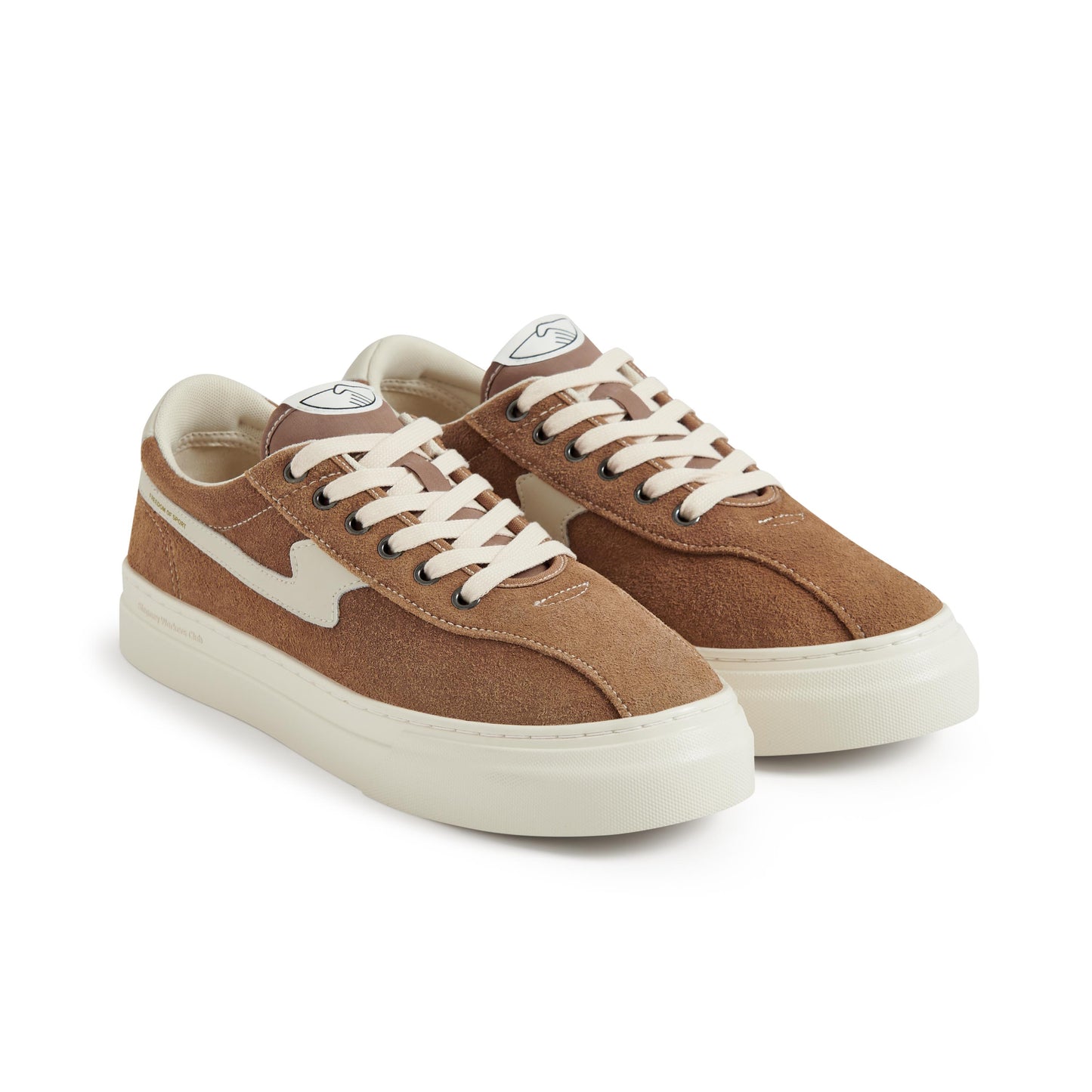 DELLOW S-STRIKE CUP SUEDE GEO-MERGED BROWN