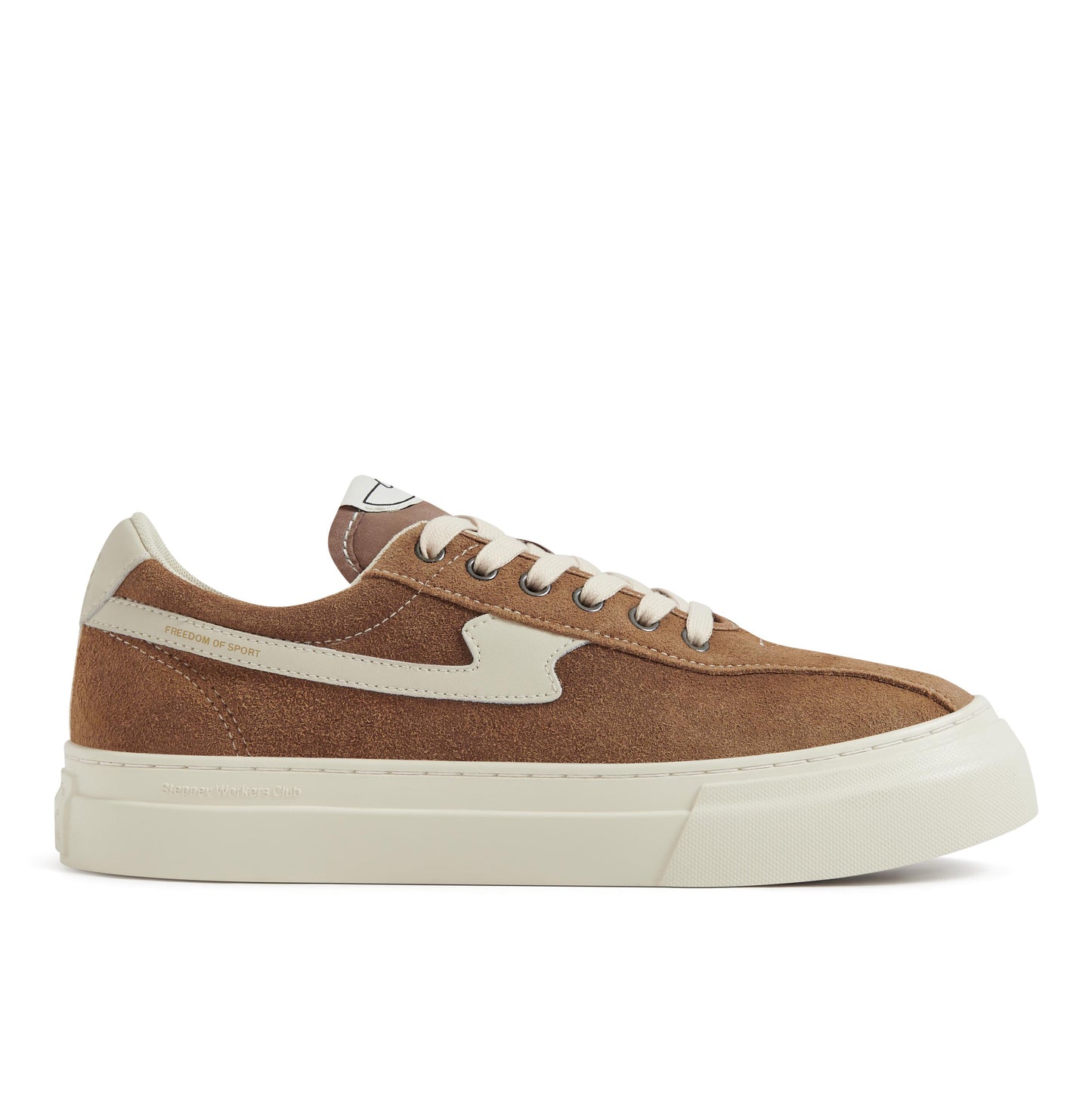 DELLOW S-STRIKE CUP SUEDE GEO-MERGED BROWN