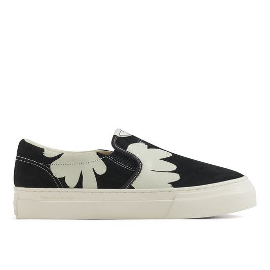 LISTER CUP SHROOMHANDS SUEDE BLACK-ECRU
